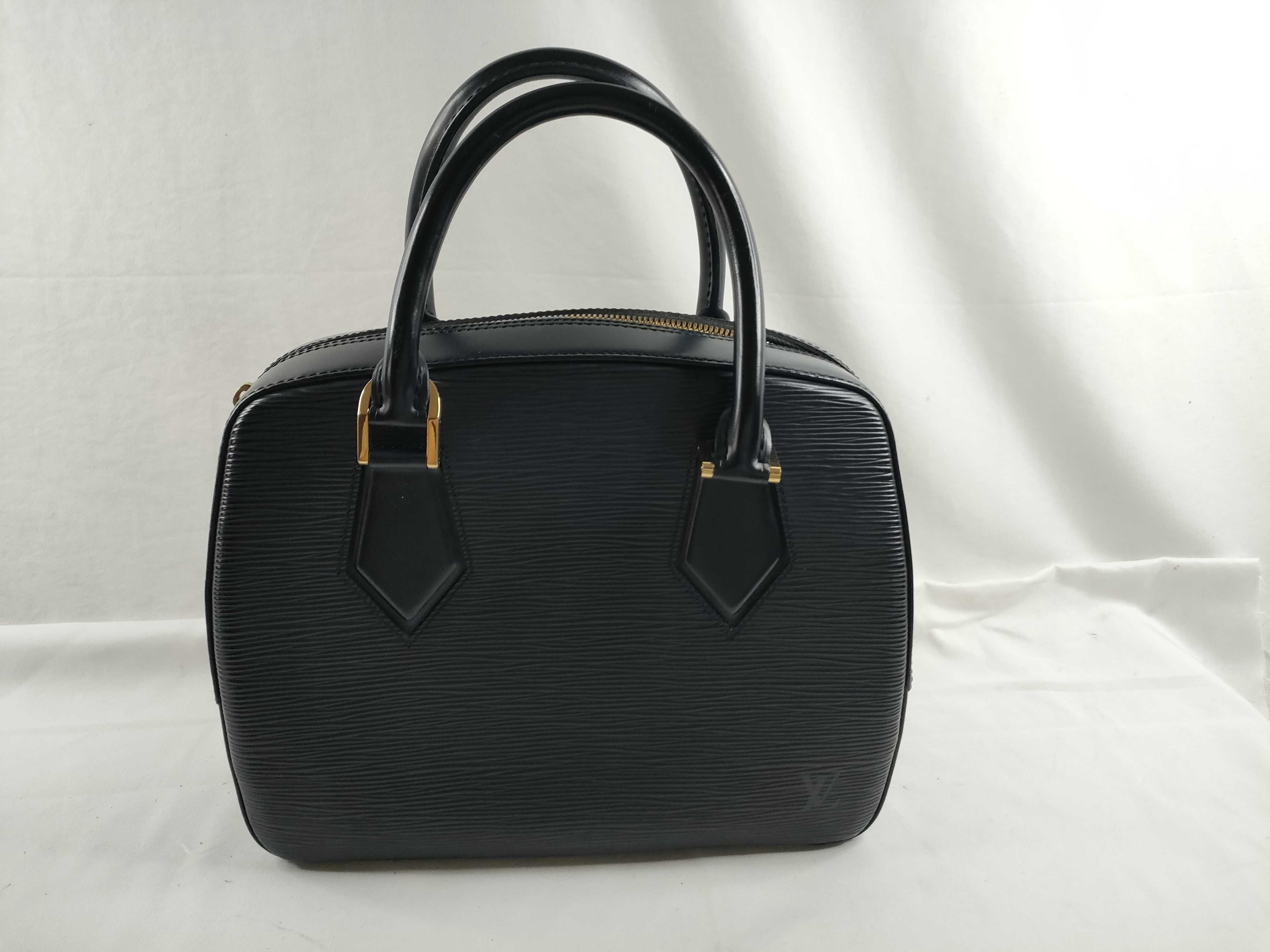 Epi Leather Handbag (Black Epi Leather)