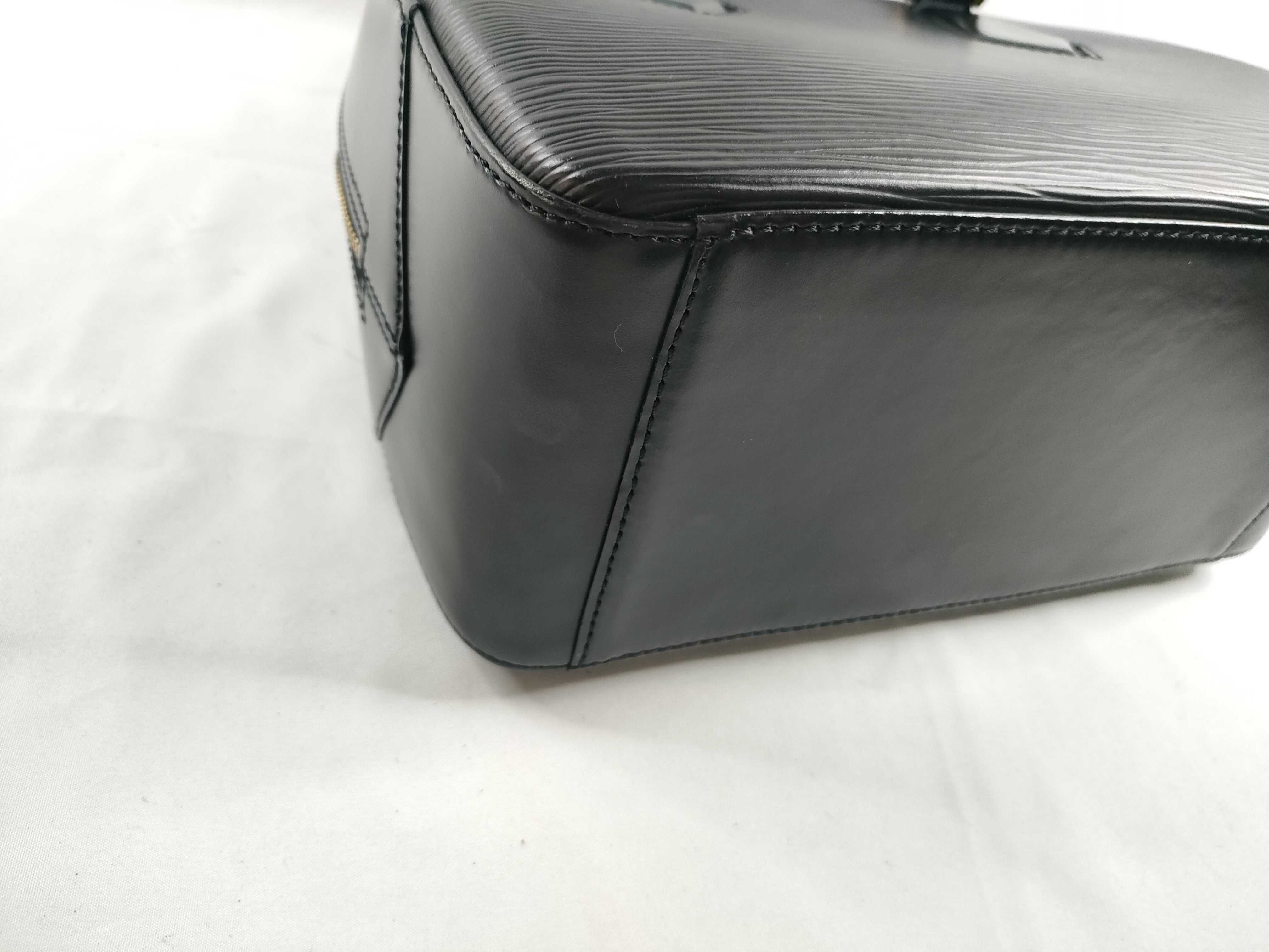 Epi Leather Handbag (Black Epi Leather) — view 3