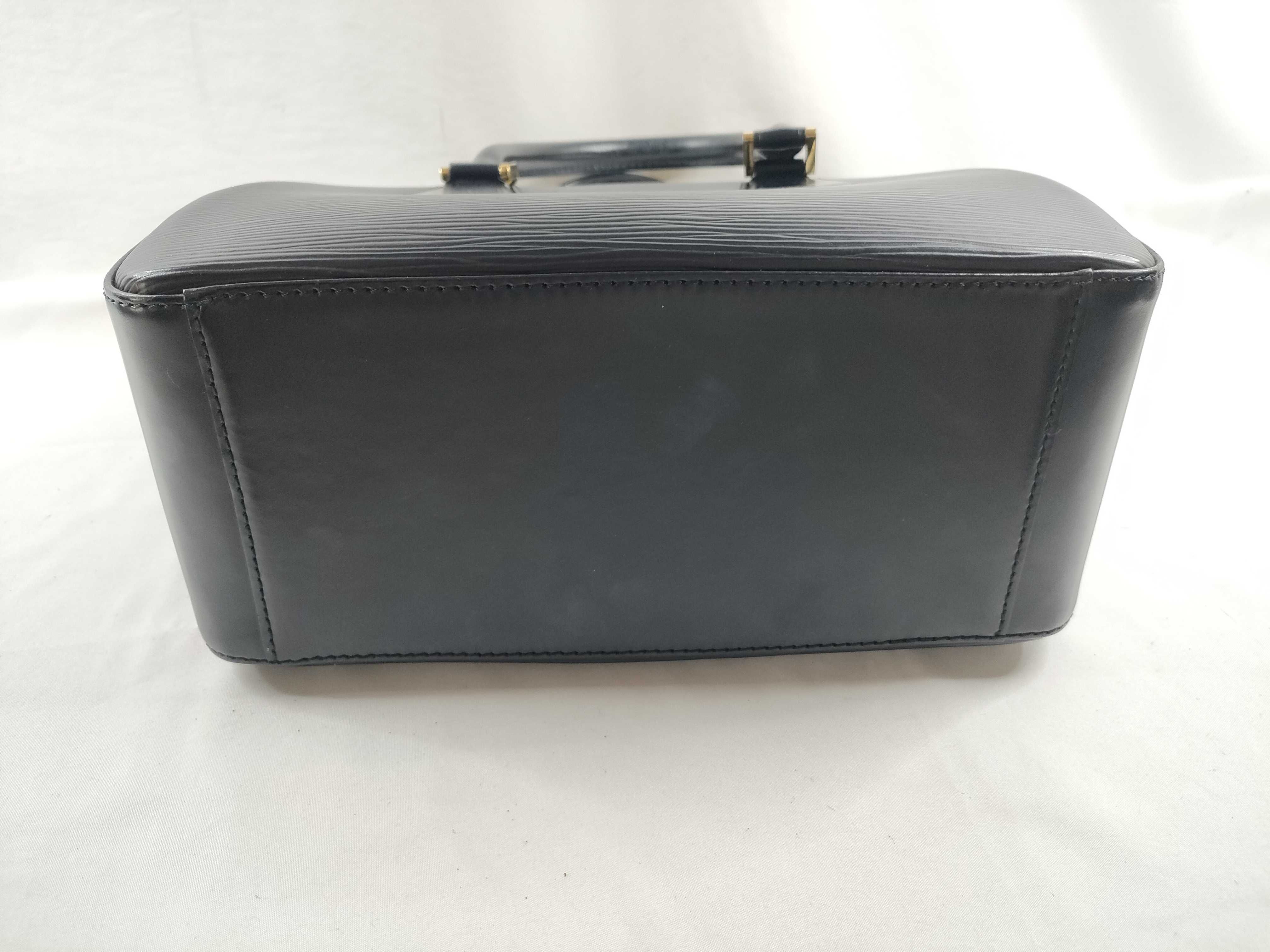 Epi Leather Handbag (Black Epi Leather) — view 4