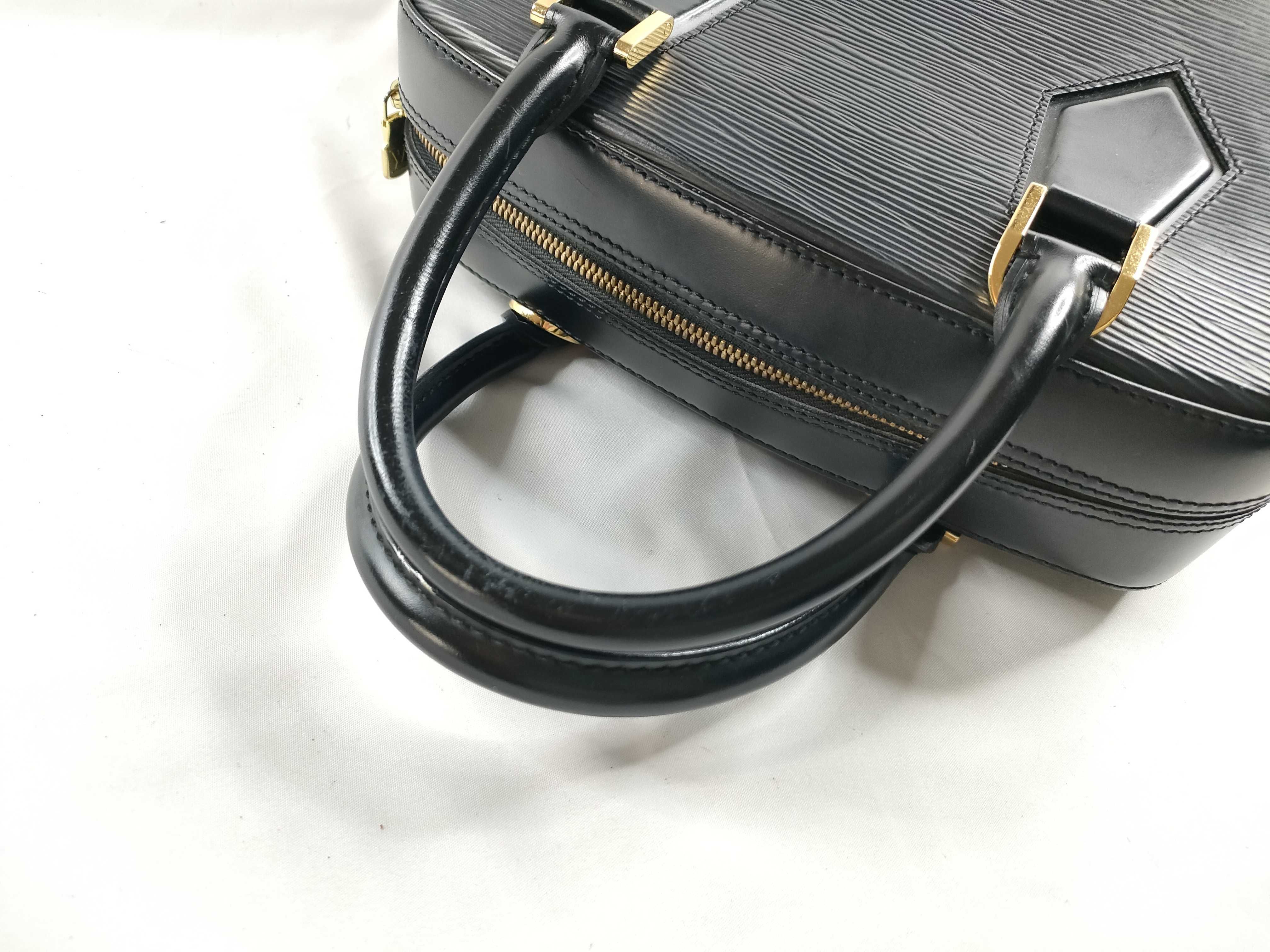 Epi Leather Handbag (Black Epi Leather) — view 6