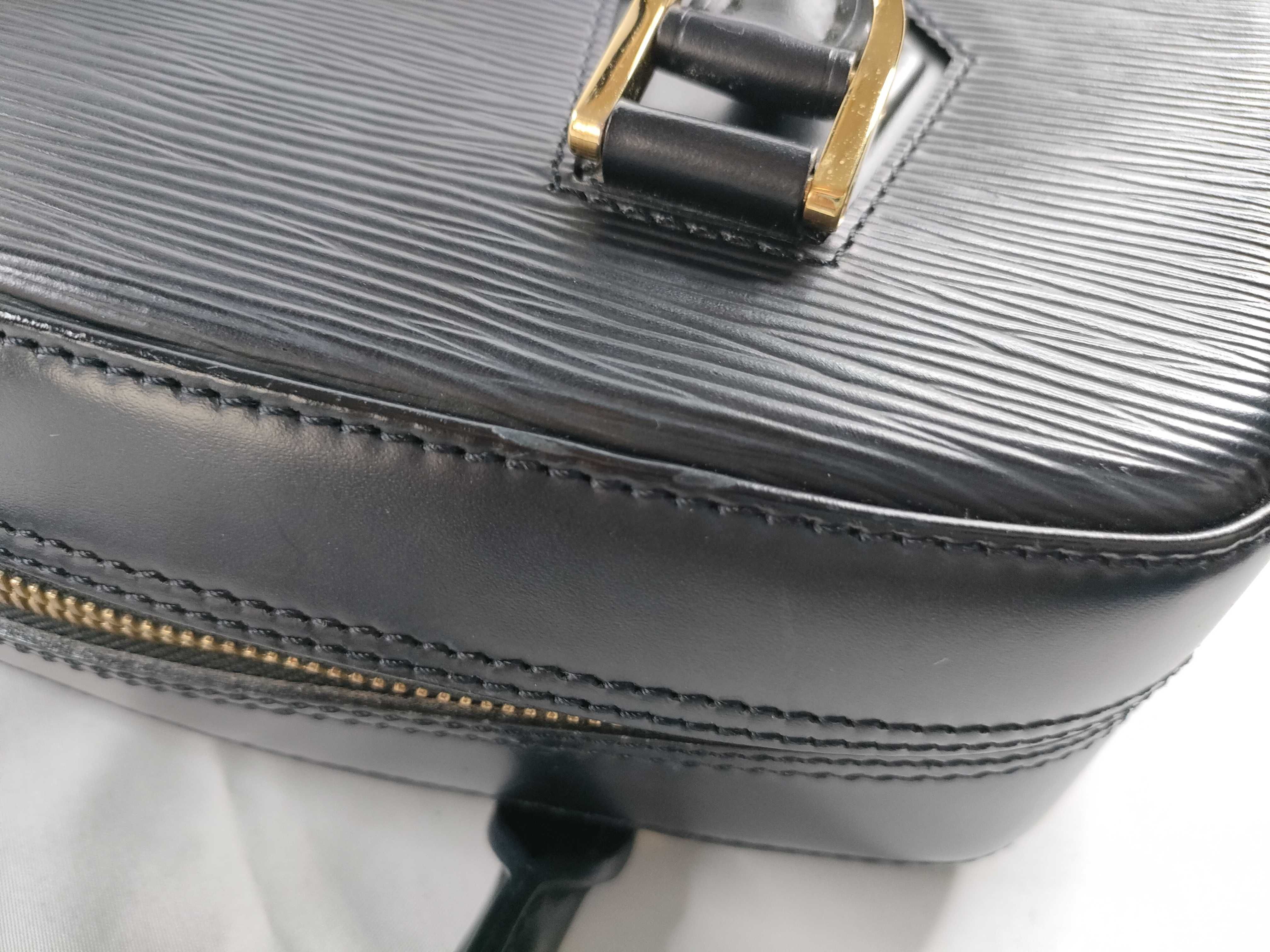 Epi Leather Handbag (Black Epi Leather) — view 8