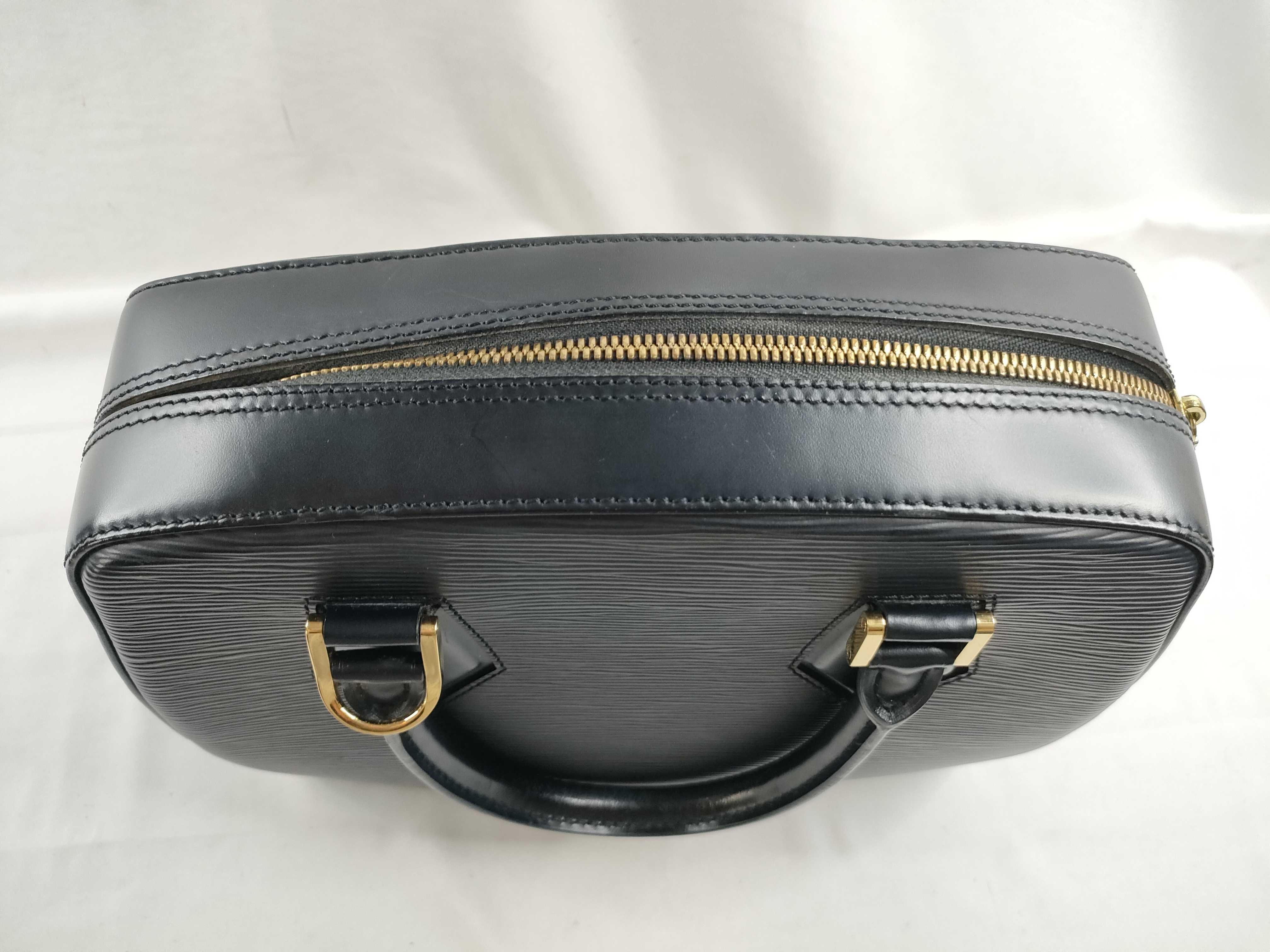 Epi Leather Handbag (Black Epi Leather) — view 9
