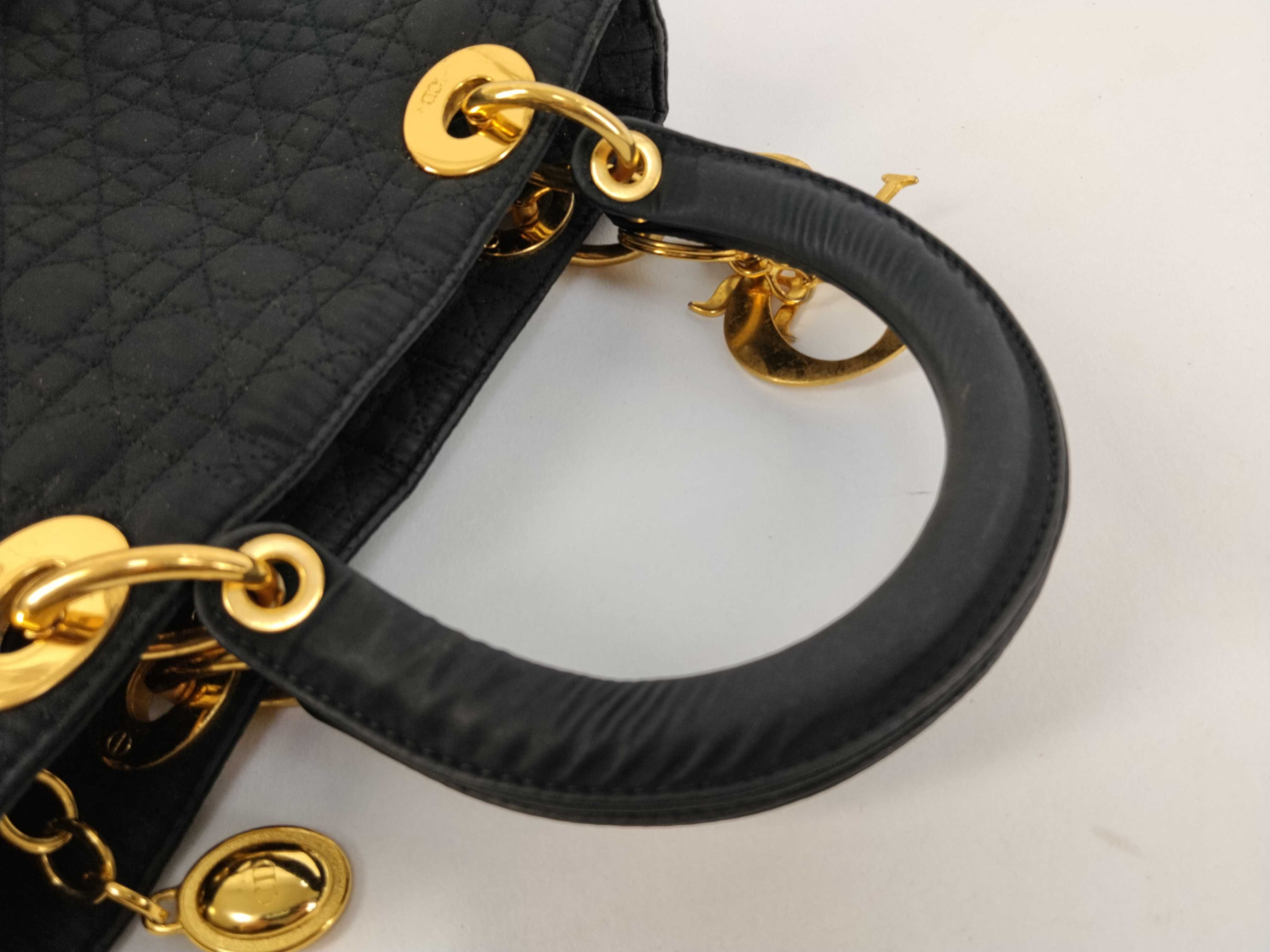 Lady Dior Christian handbag Lady black handbag — view 3