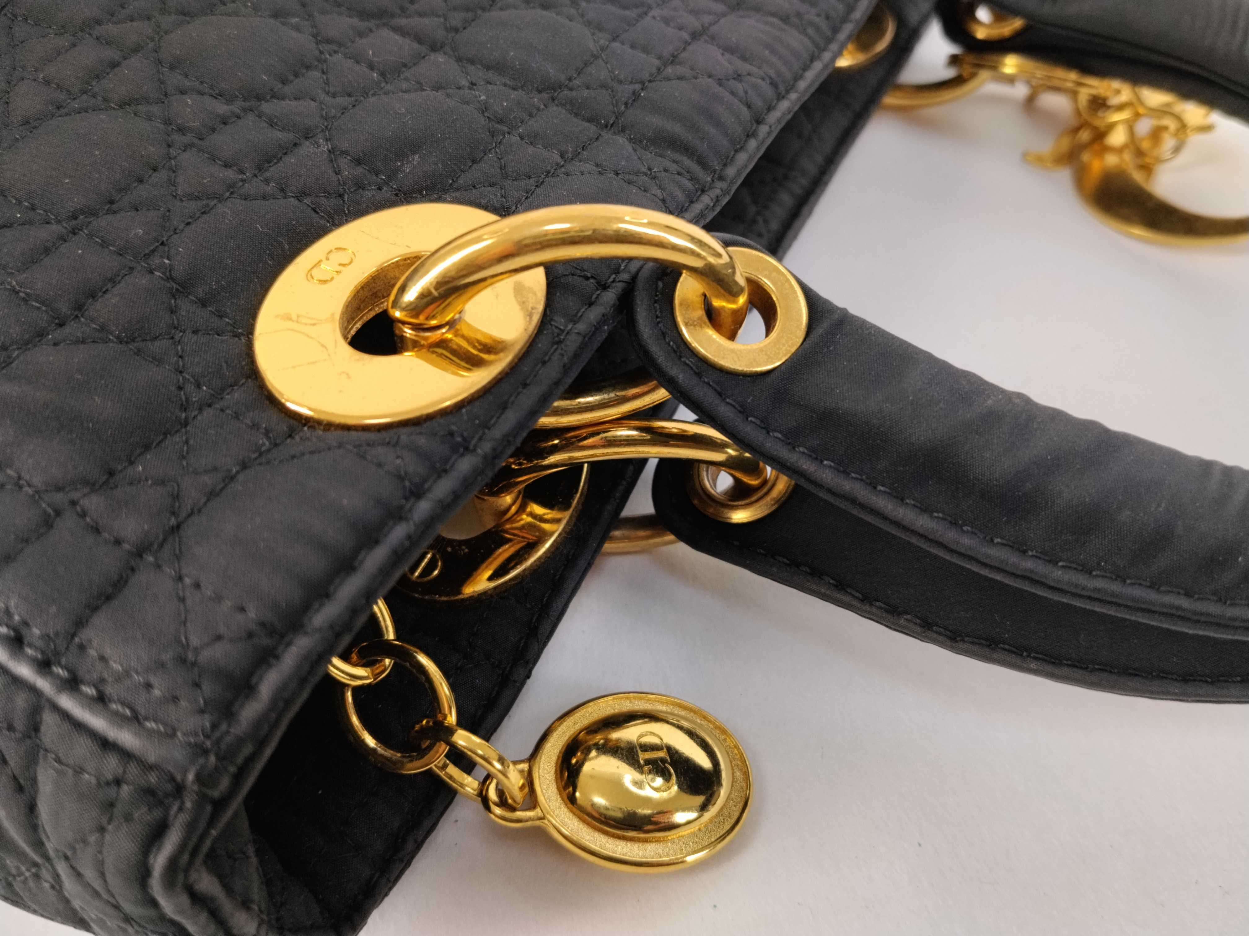 Lady Dior Christian handbag Lady black handbag — view 5