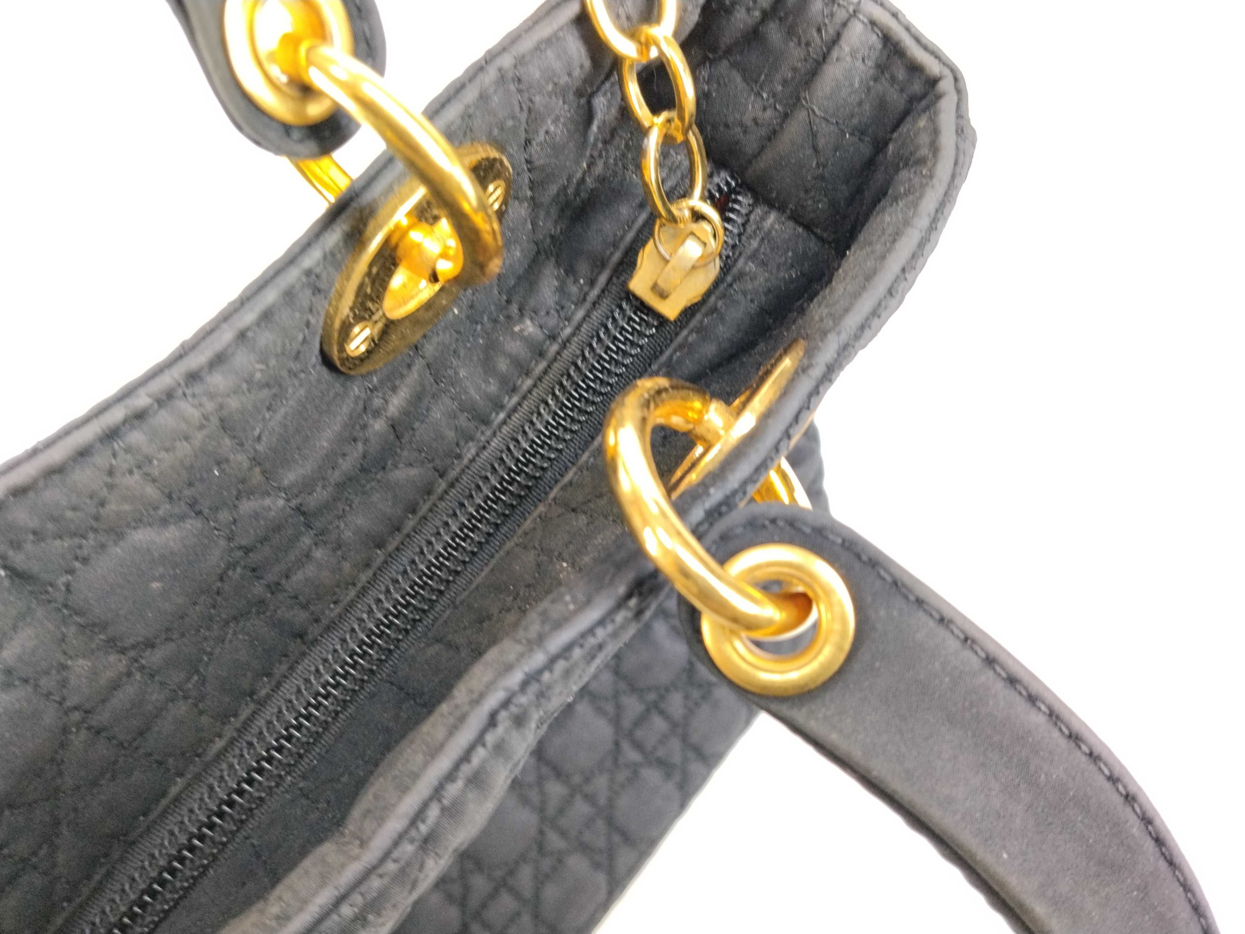 Lady Dior Christian handbag Lady black handbag — view 8