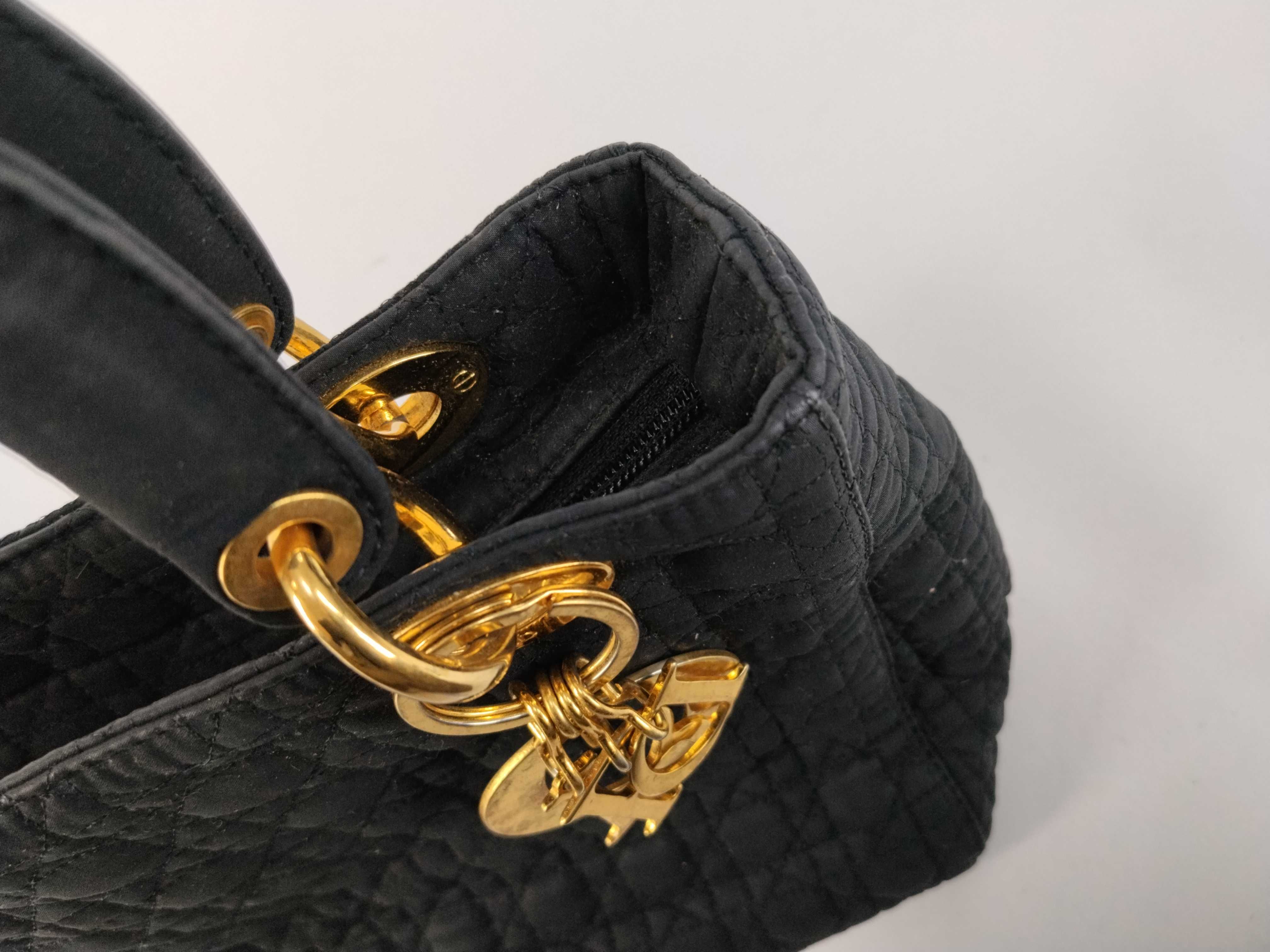 Lady Dior Christian handbag Lady black handbag — view 9