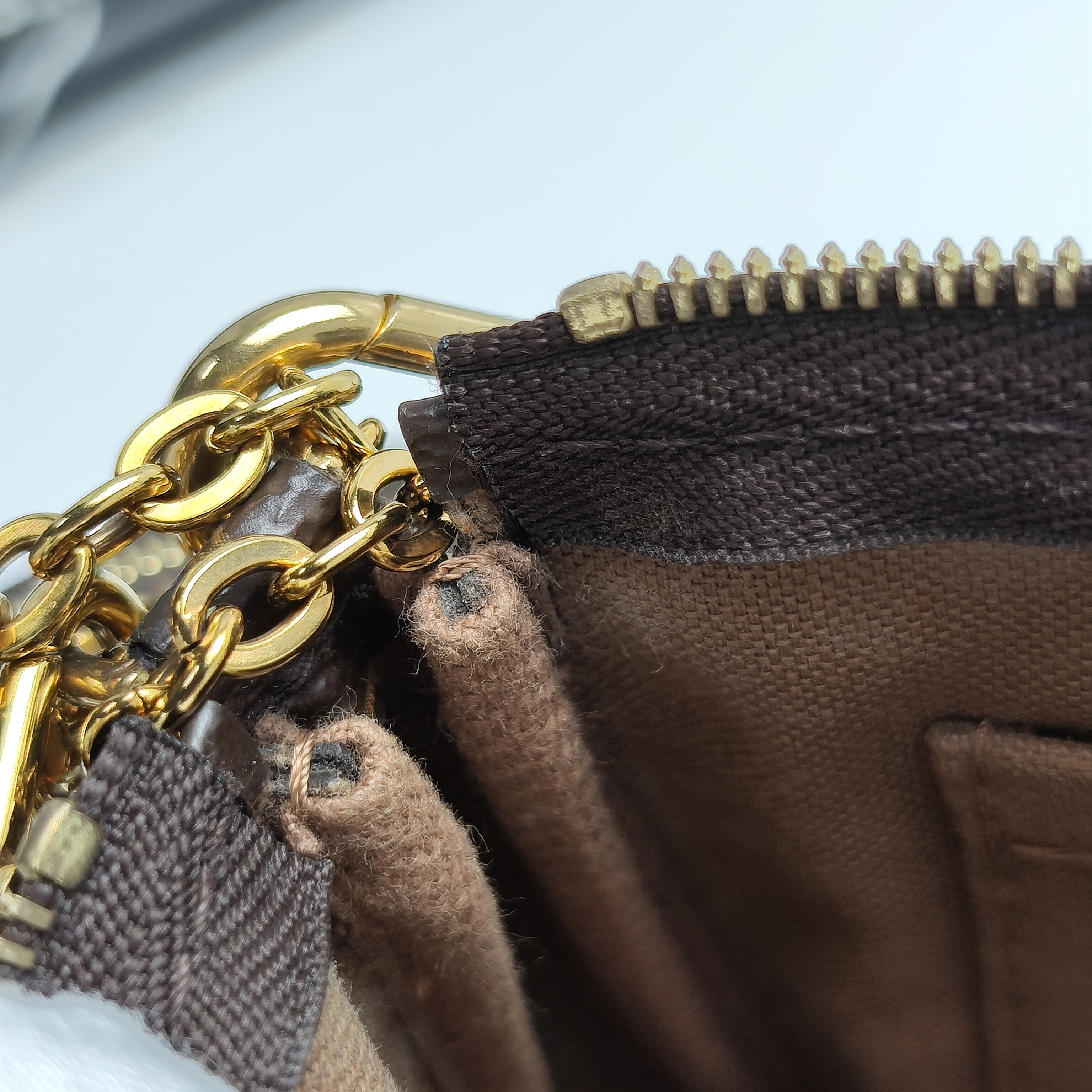【*Shipped from: China*】LOUIS VUITTON Multi-Pochette Accessoires PU Shoulder Bag — view 11