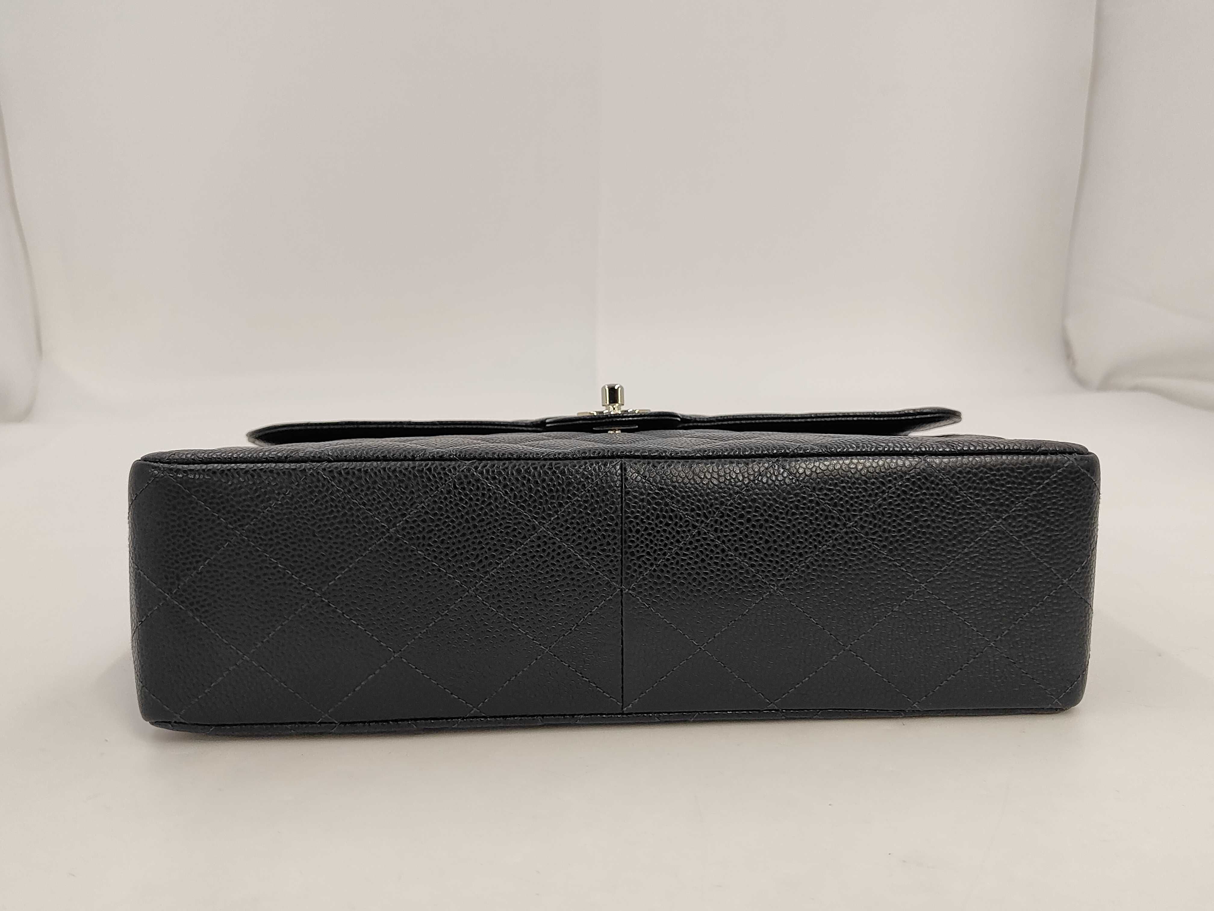 Large Matelassé Caviar Shoulder Bag — view 4