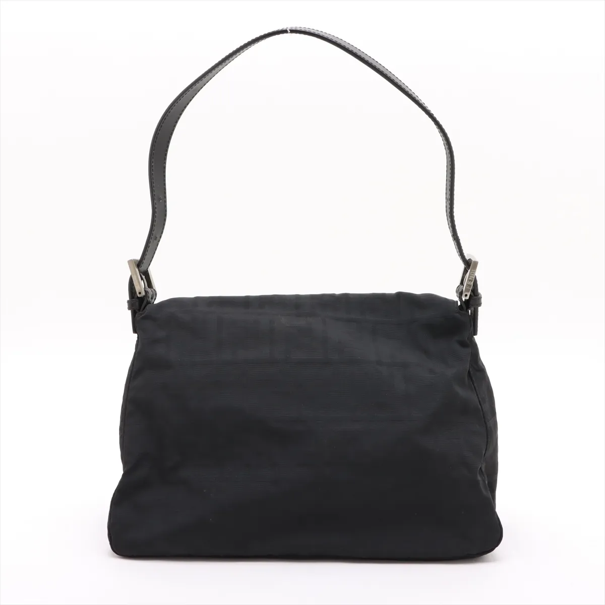 Zucca Mamma Bucket Canvas x Leather Shoulder Bag Black 8BR001 — view 2