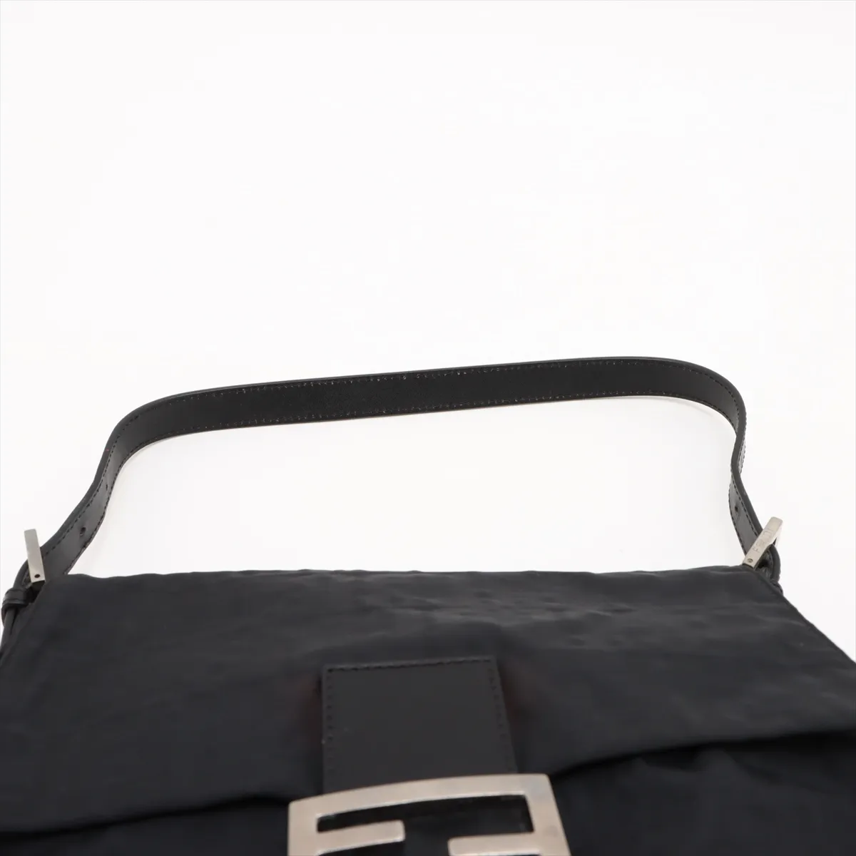 Zucca Mamma Bucket Canvas x Leather Shoulder Bag Black 8BR001 — view 6