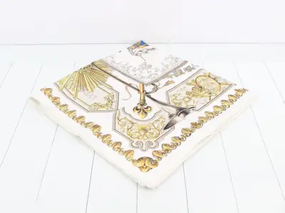 Hermès Carre 90: Louis XIV on a White Horse