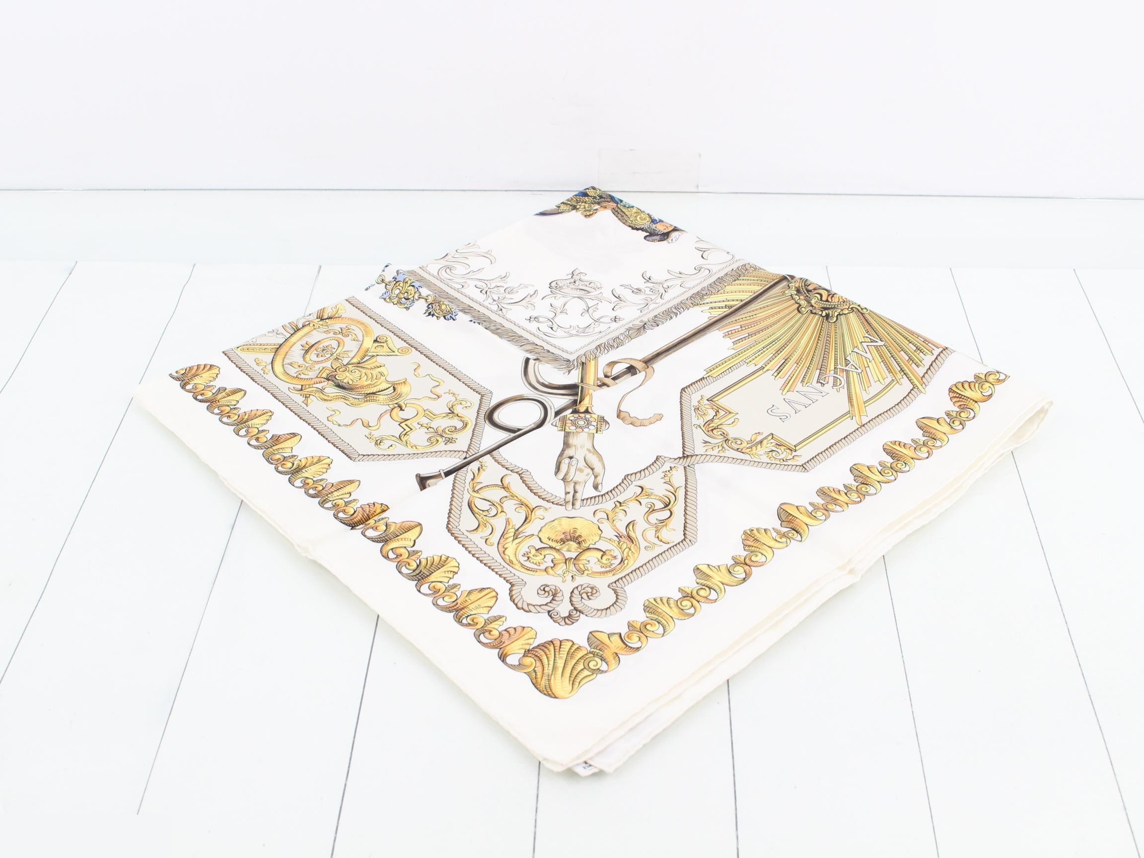 Hermès Carre 90: Louis XIV on a White Horse — view 2