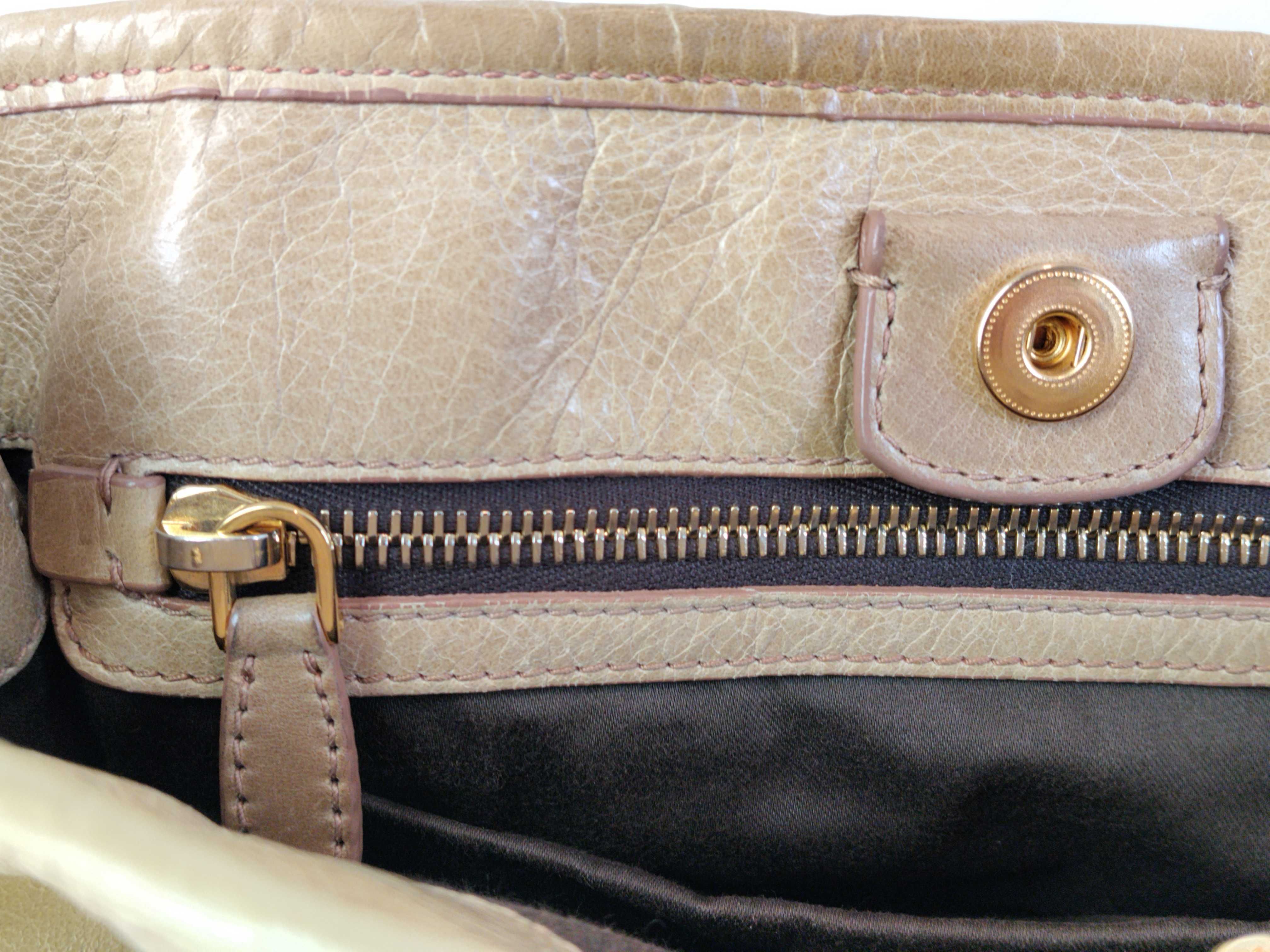 Vitello Luxe Handbag, 2-way Shoulder Bag, Gathered Handbag — view 12