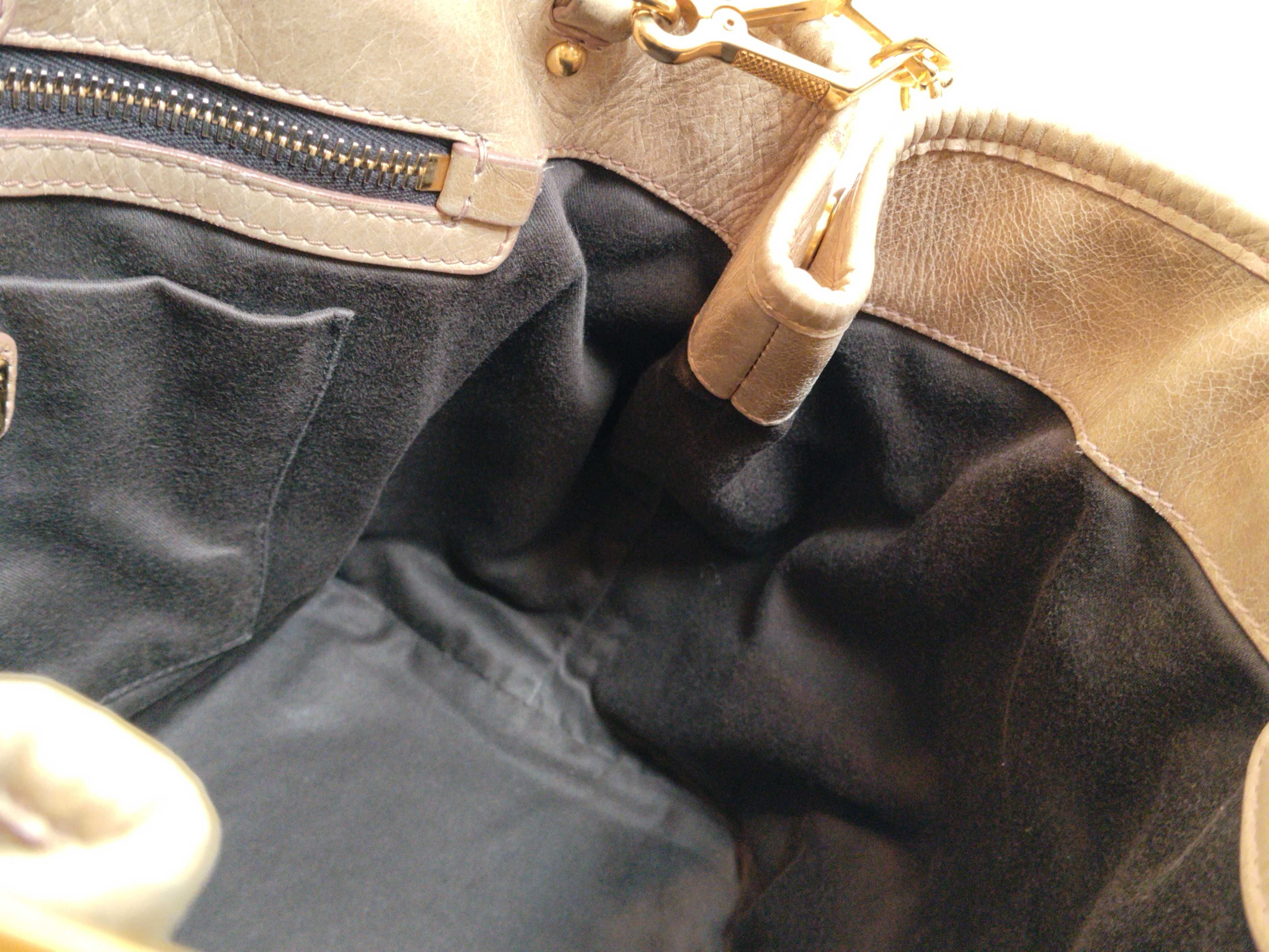 Vitello Luxe Handbag, 2-way Shoulder Bag, Gathered Handbag — view 10