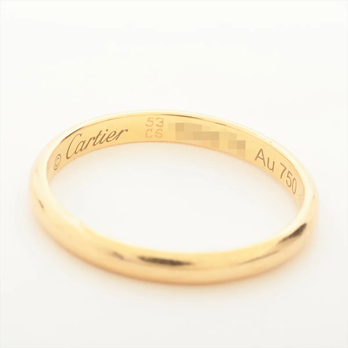 Wedding Ring 750 (Yellow Gold) 2.1g 53 TIN414 — view 3