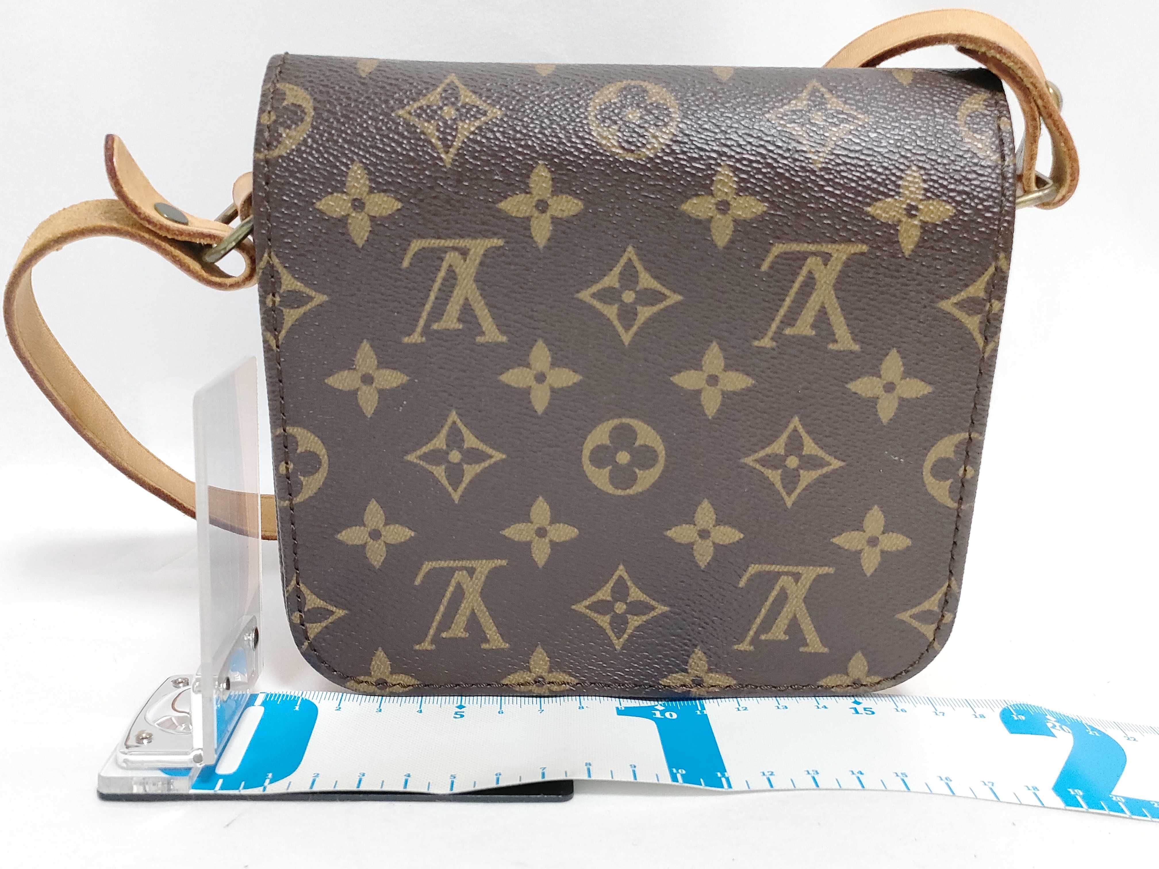Monogram LV Cartouchiere PM Monogram M51254 872SL Brown Shoulder Bag — view 2