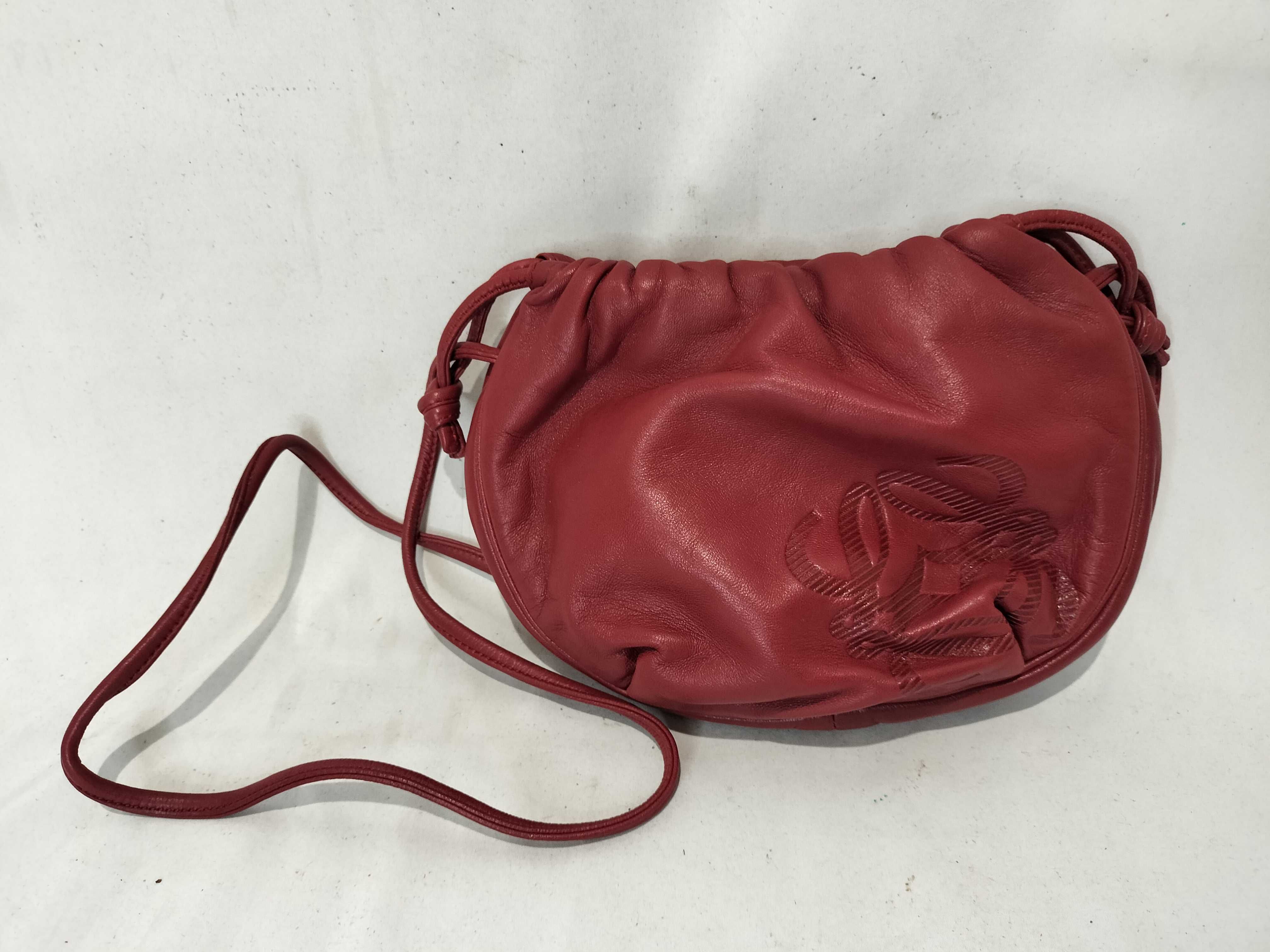 Nappa Leather Drawstring Bag Shoulder Bag