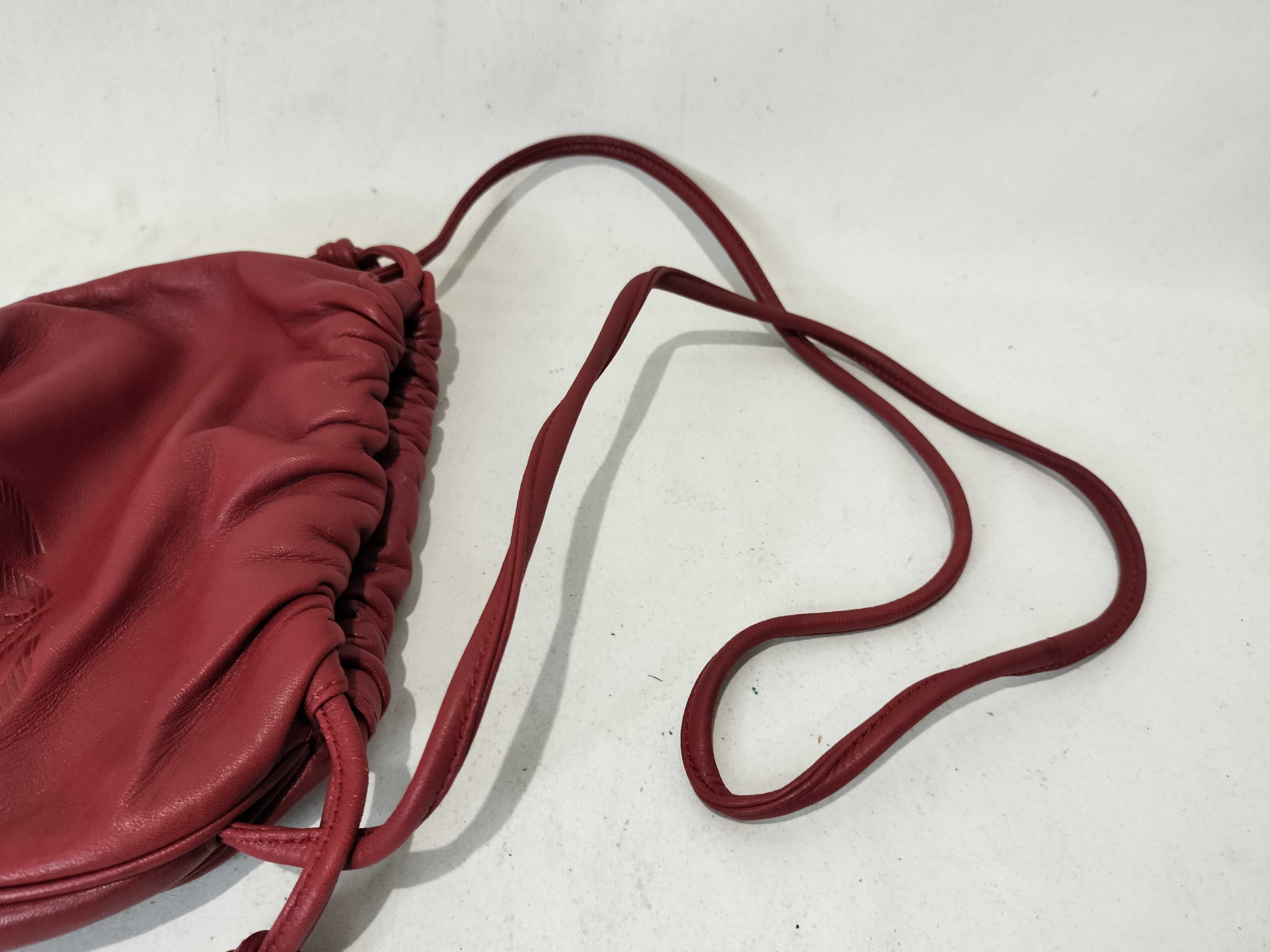 Nappa Leather Drawstring Bag Shoulder Bag — view 4