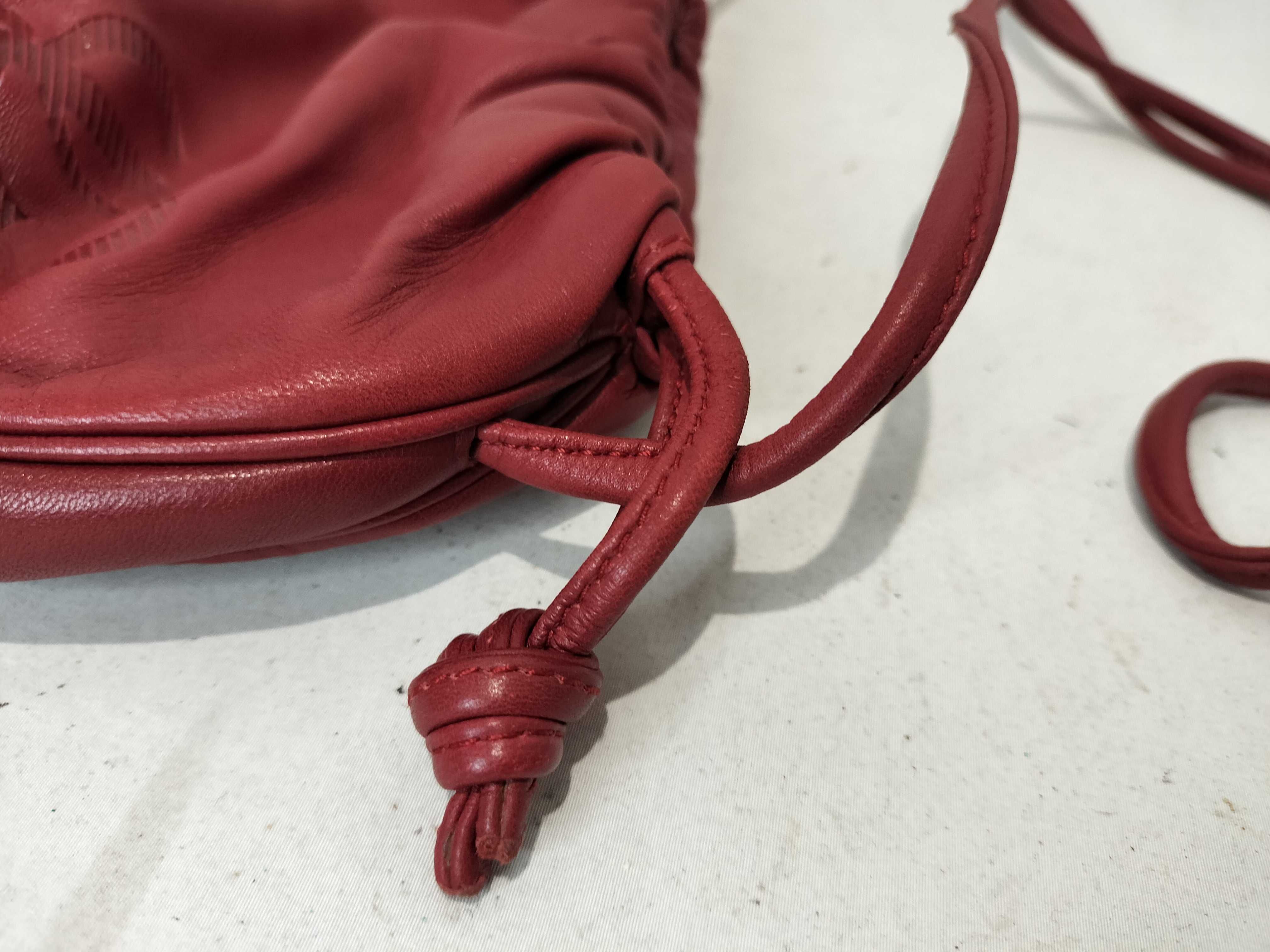 Nappa Leather Drawstring Bag Shoulder Bag — view 6