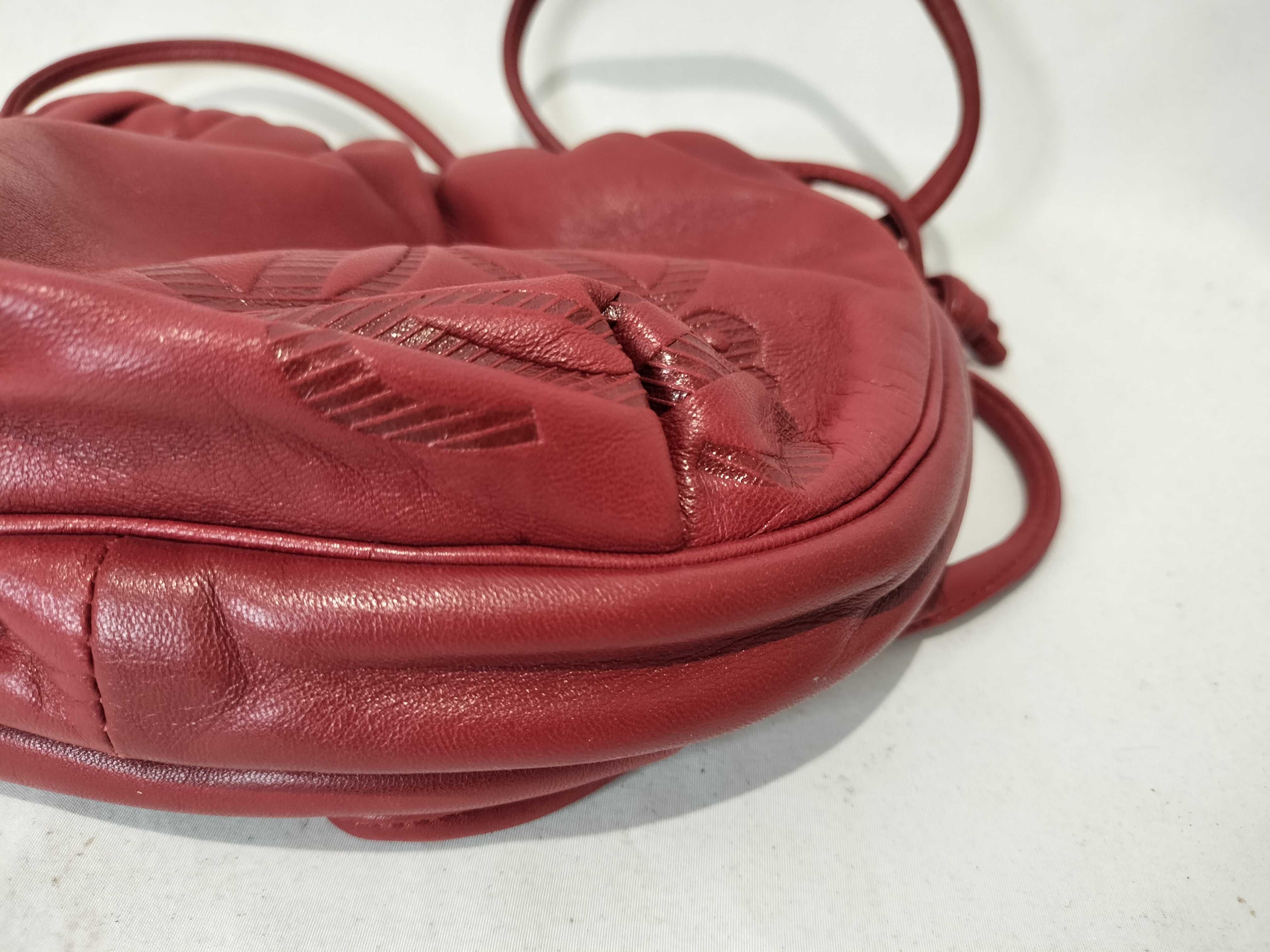 Nappa Leather Drawstring Bag Shoulder Bag — view 7