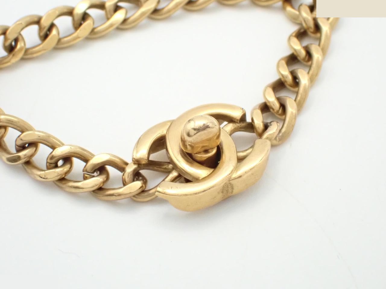 Vintage Classic Coco Mark Turnlock Bracelet — view 3