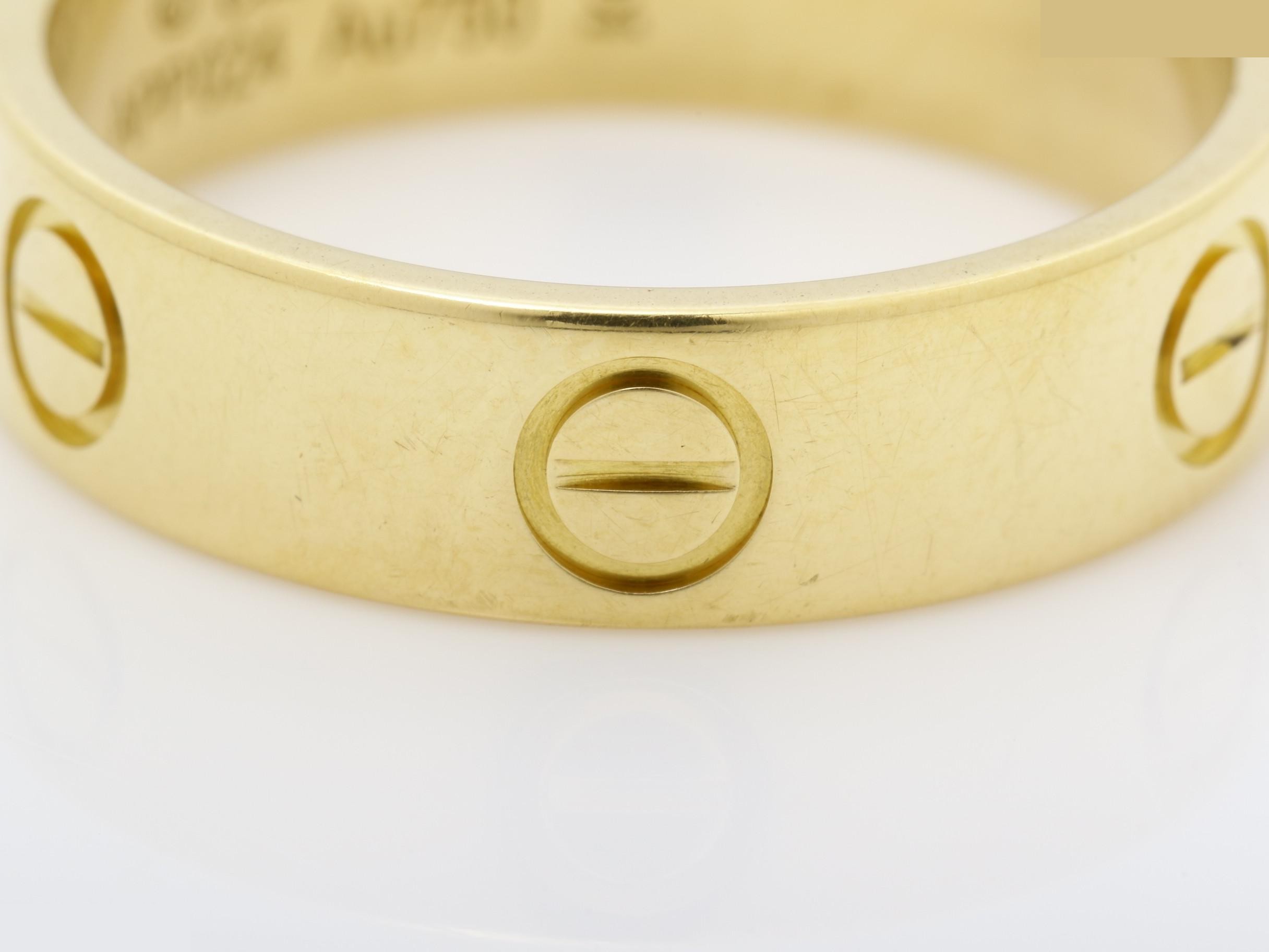 750YG Love Ring, Size #58, 6.3g — view 2