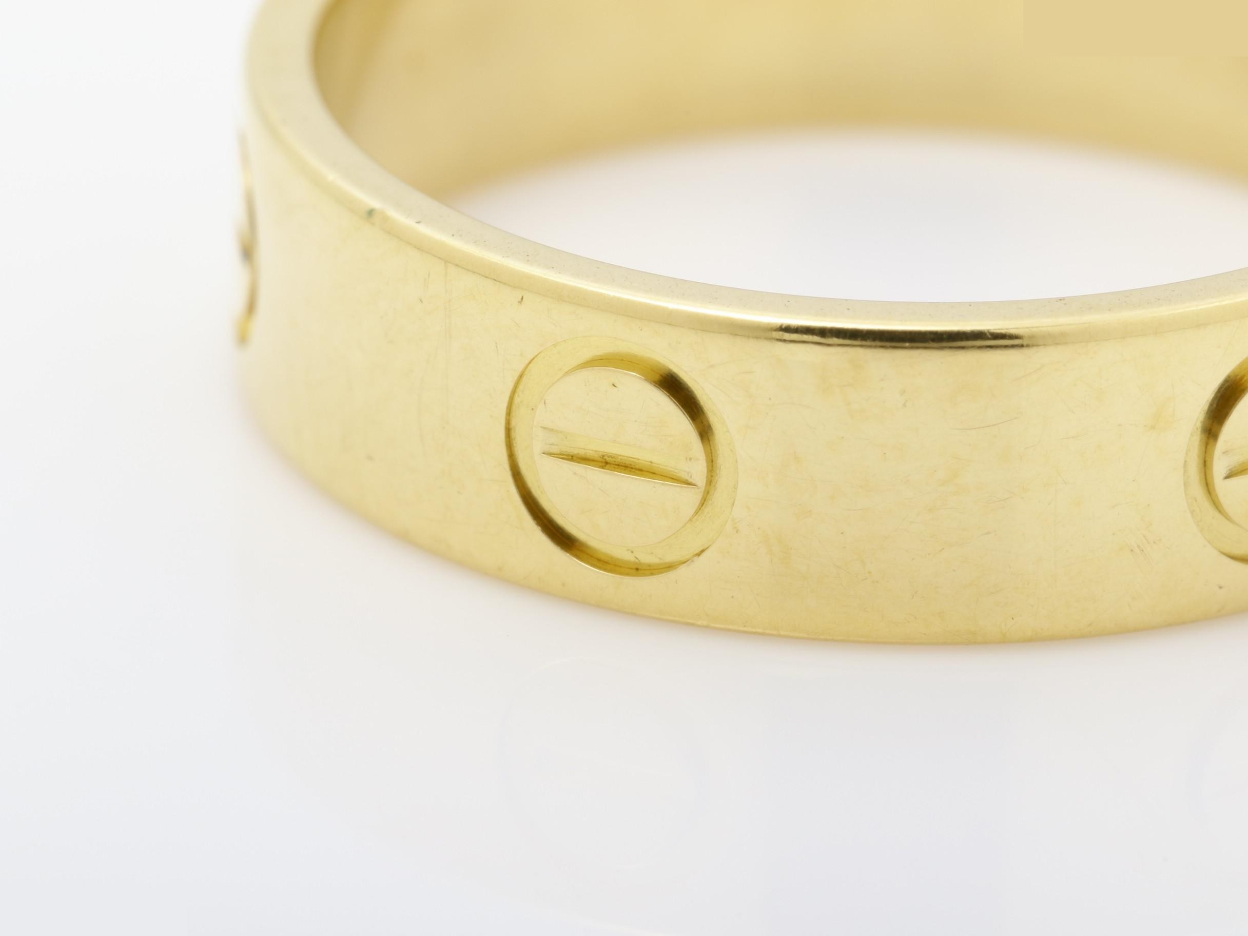 750YG Love Ring, Size #58, 6.3g — view 3