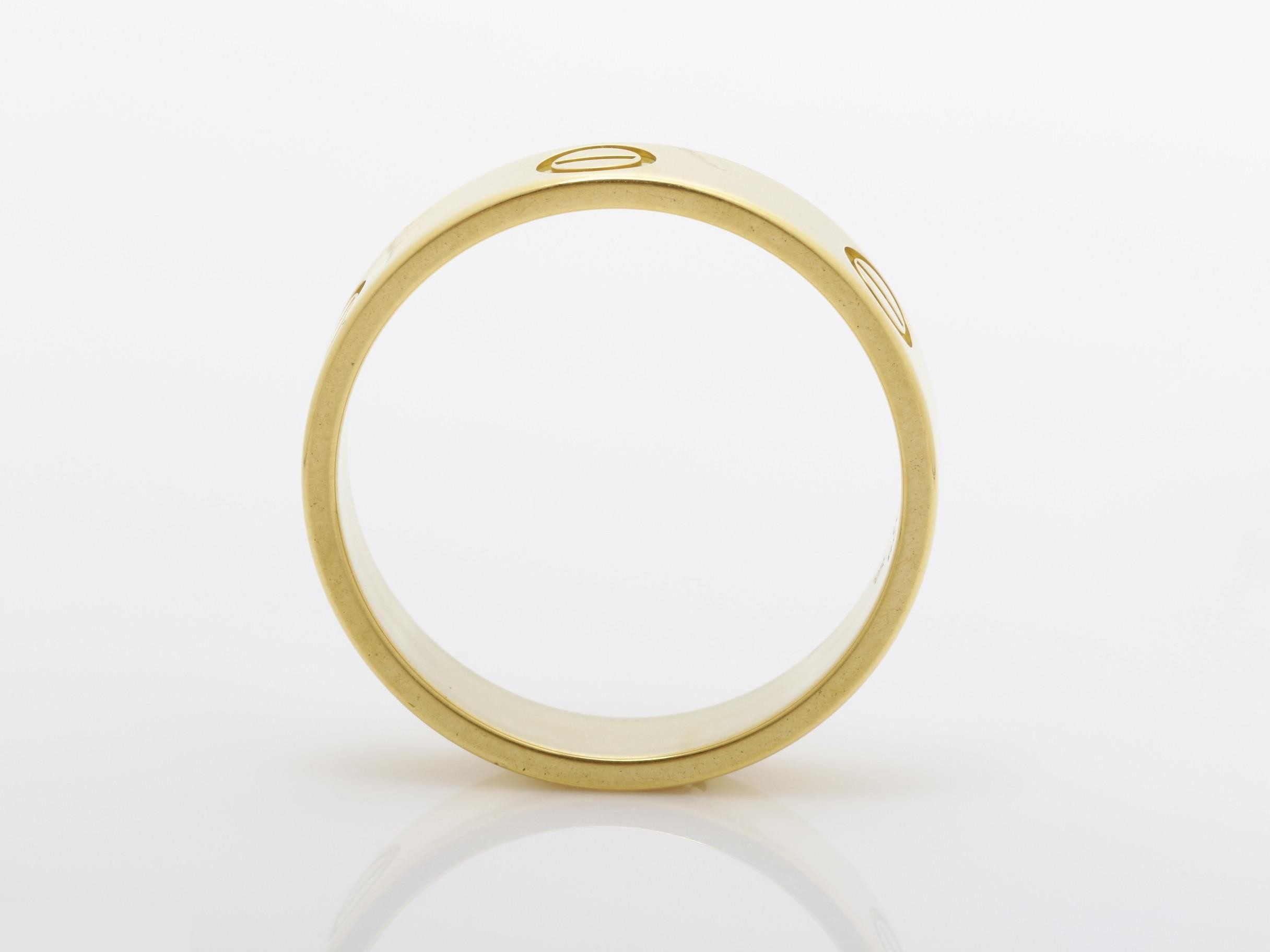 750YG Love Ring, Size #58, 6.3g — view 5