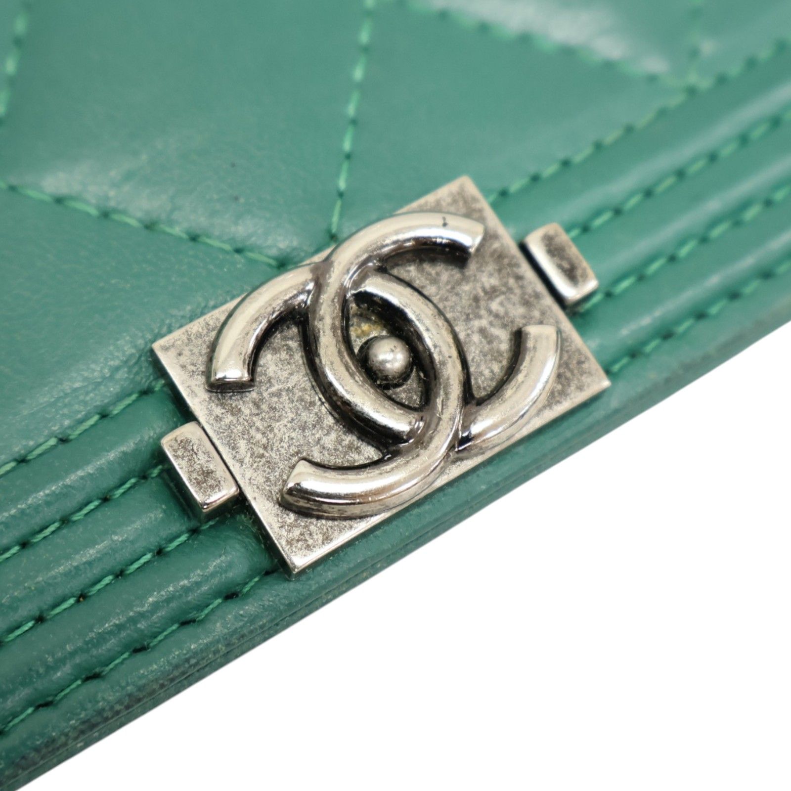 Lambskin Boy Flap Long Wallet — view 11