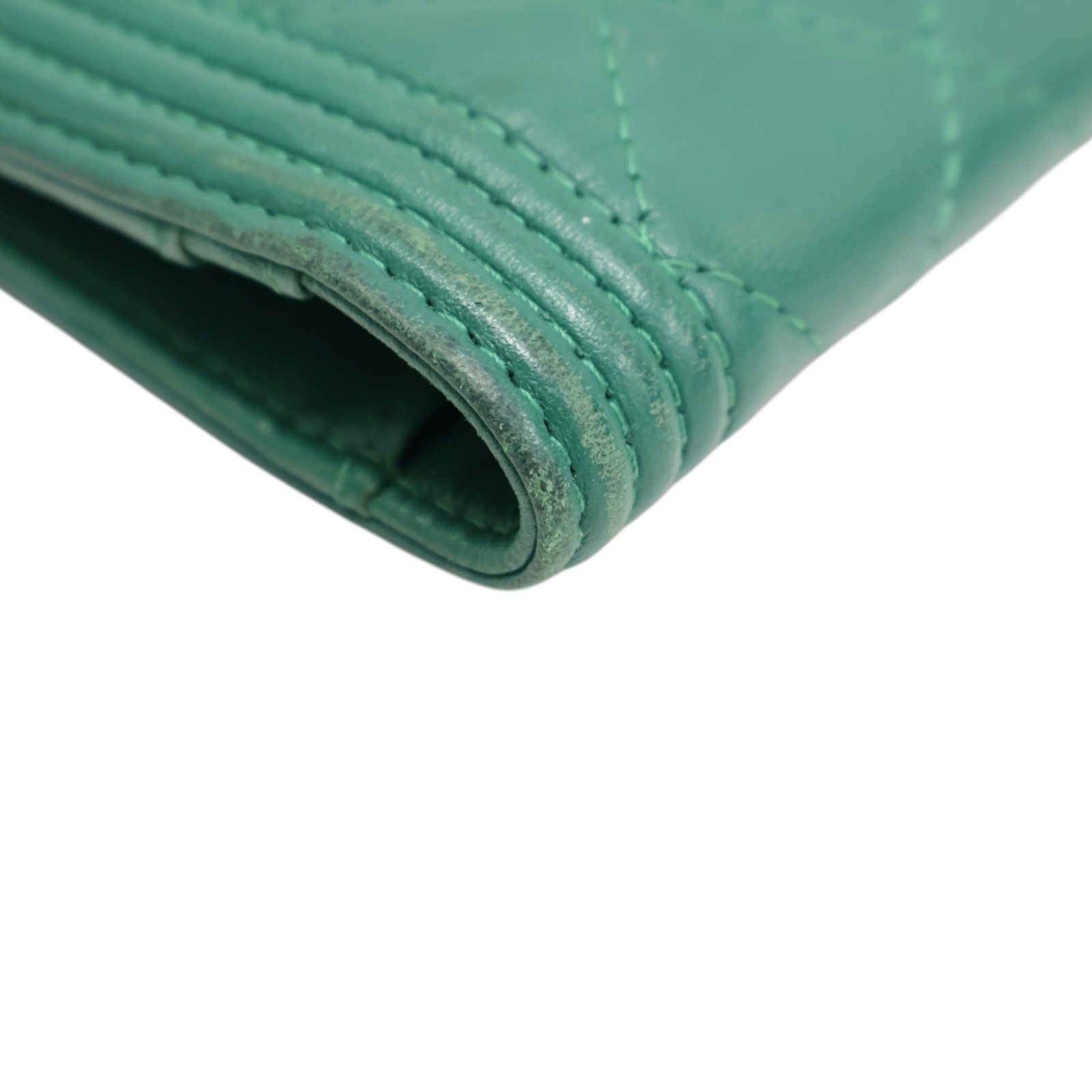 Lambskin Boy Flap Long Wallet — view 15