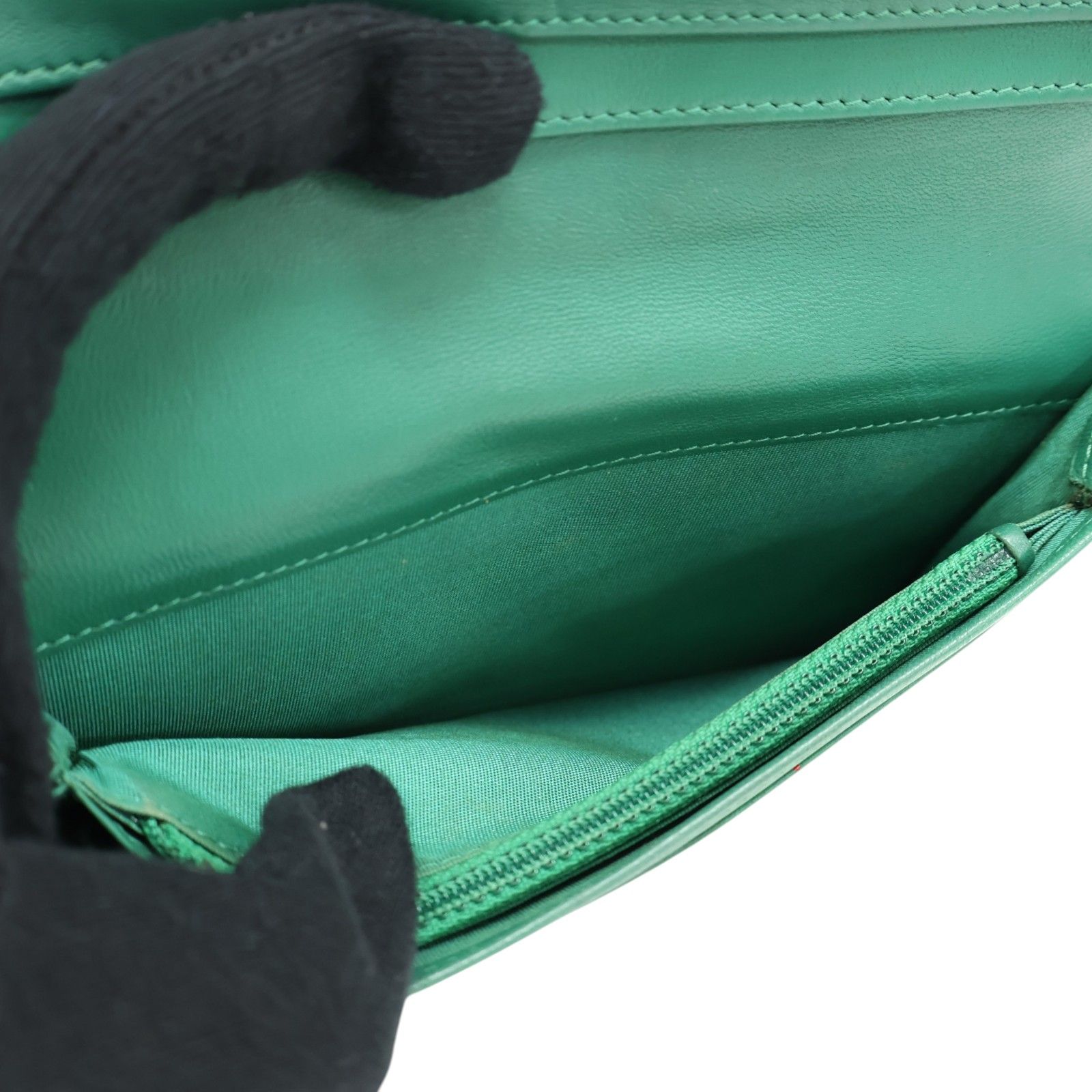 Lambskin Boy Flap Long Wallet — view 4