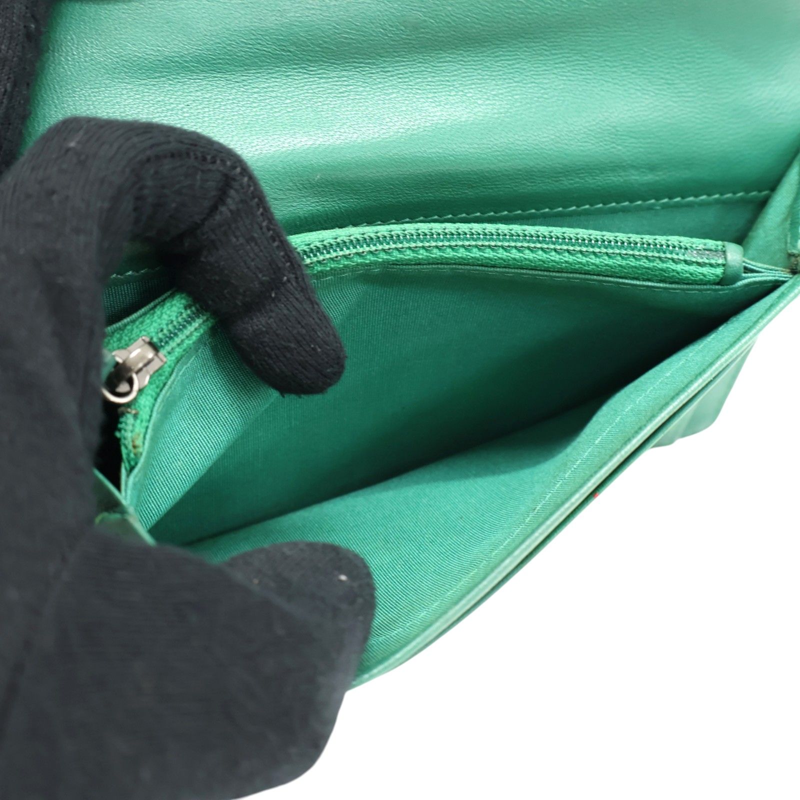 Lambskin Boy Flap Long Wallet — view 6