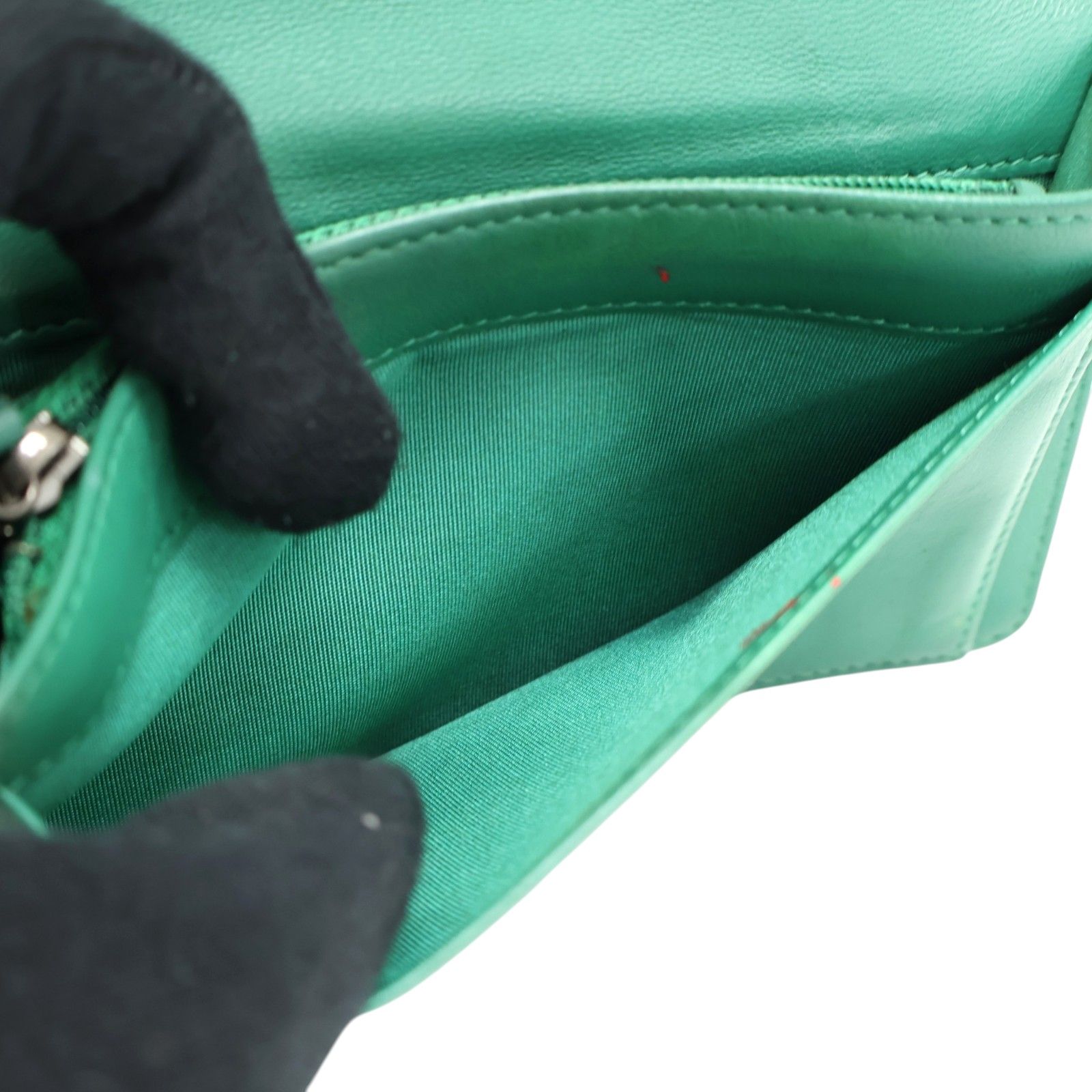 Lambskin Boy Flap Long Wallet — view 7