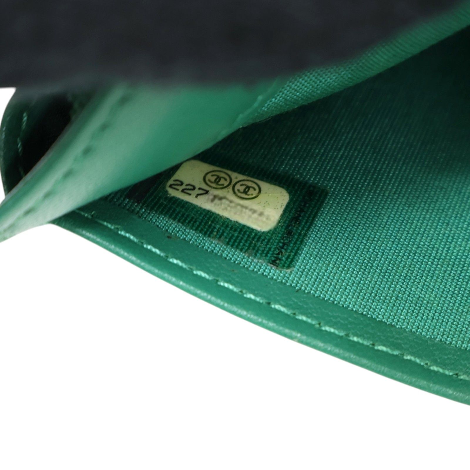 Lambskin Boy Flap Long Wallet — view 10