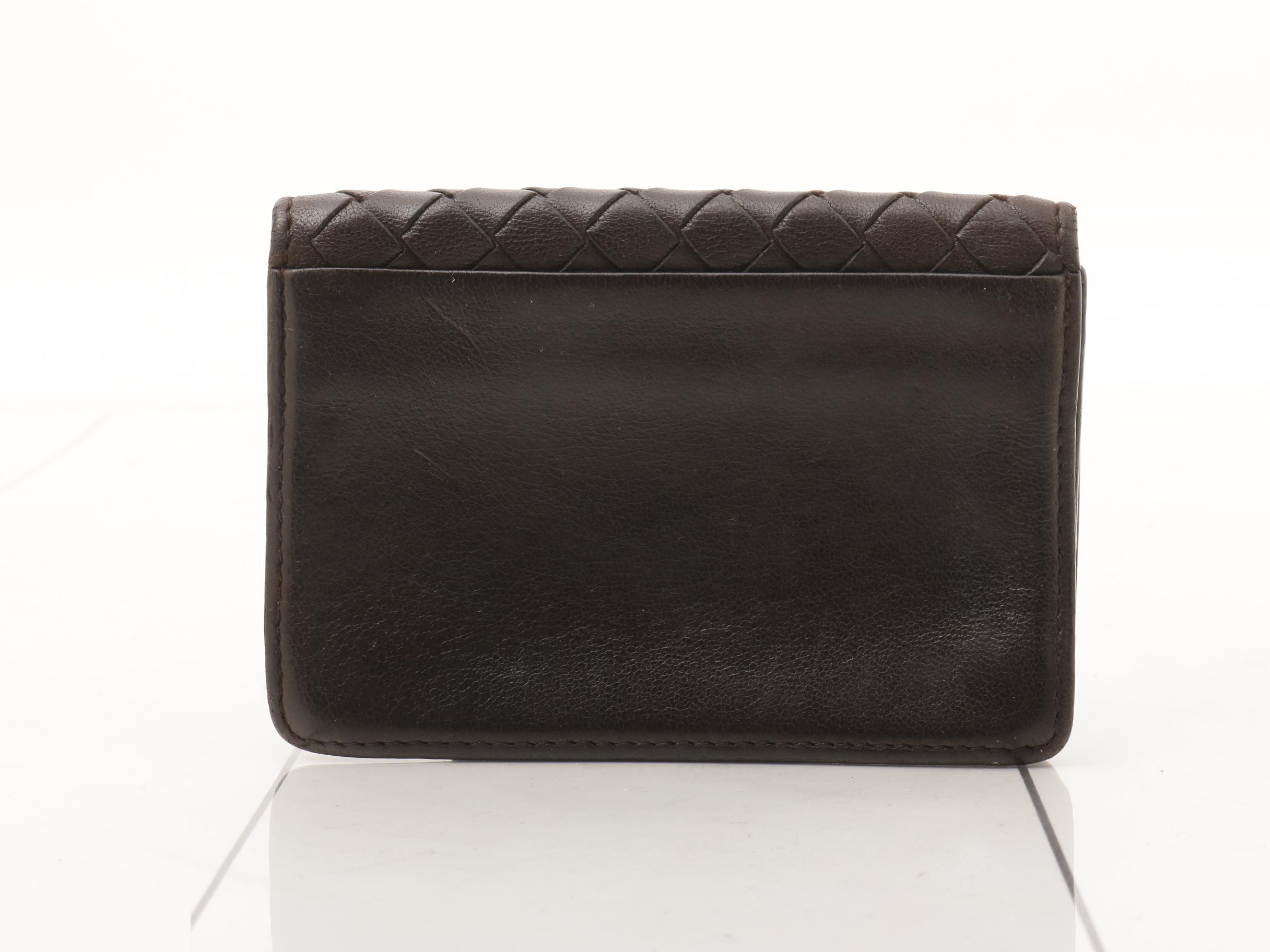 business card holder, Intrecciato design, card case. — view 2