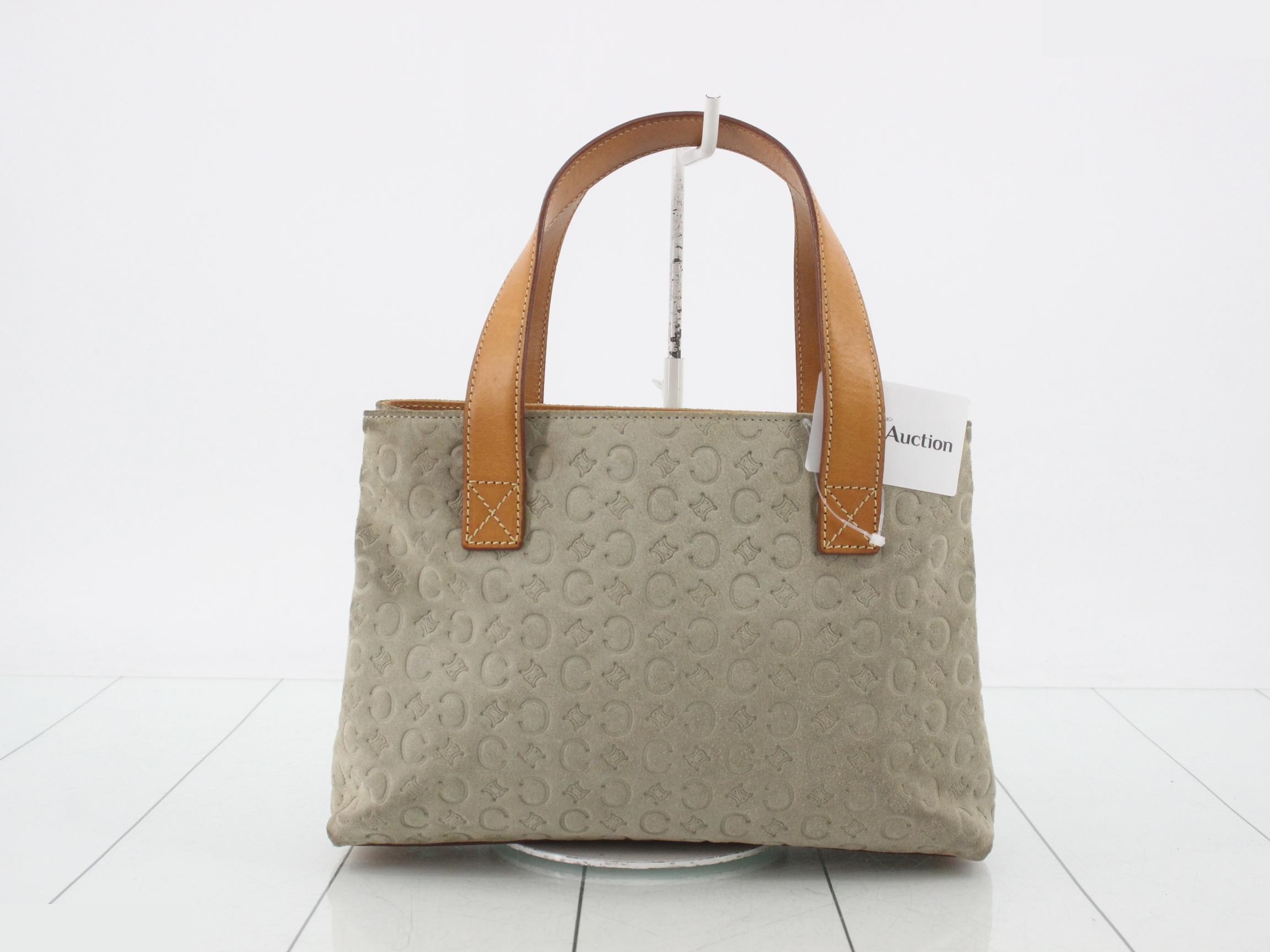 C Macadam Suede Bag/Handbag — view 2
