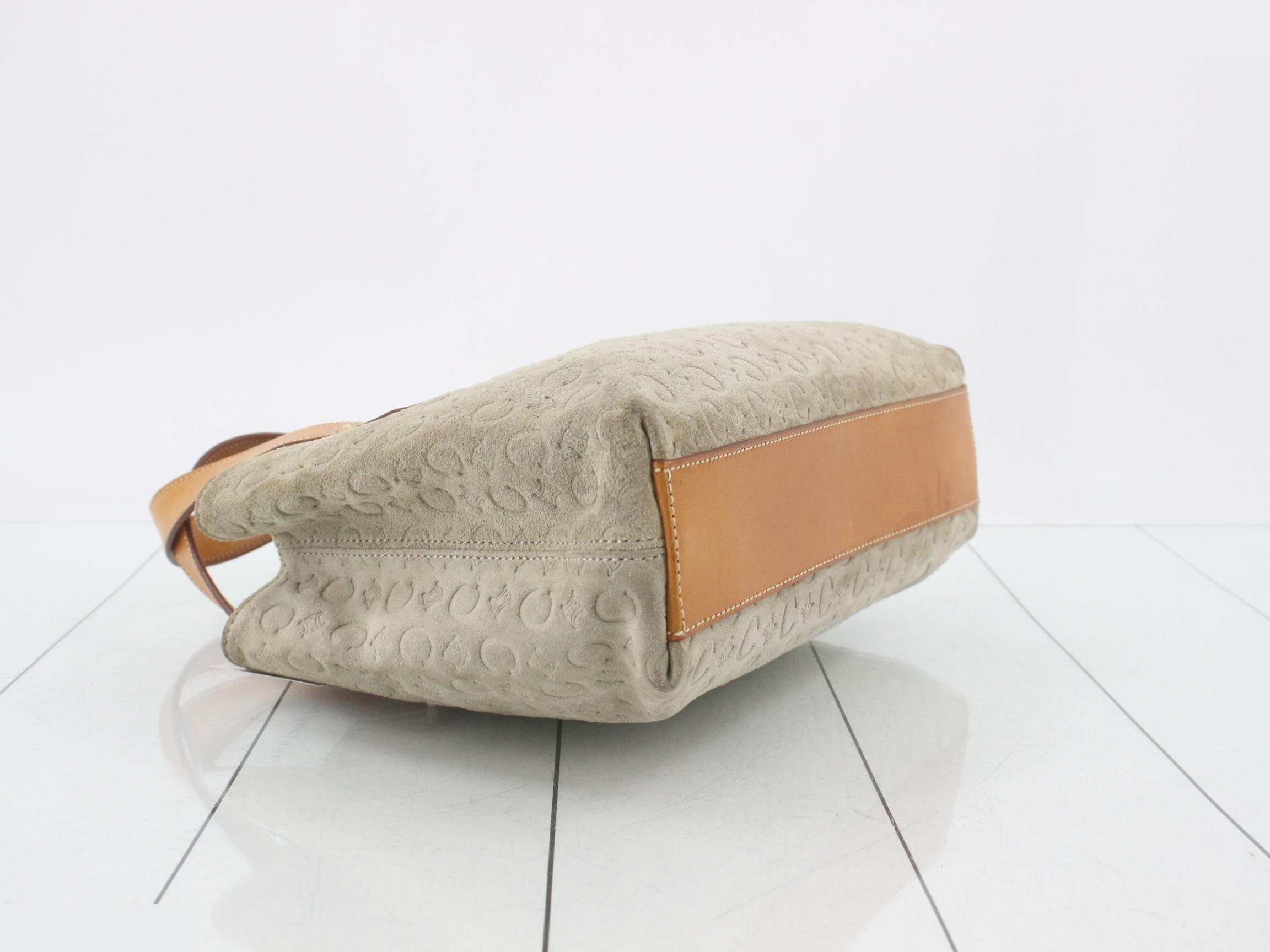 C Macadam Suede Bag/Handbag — view 5