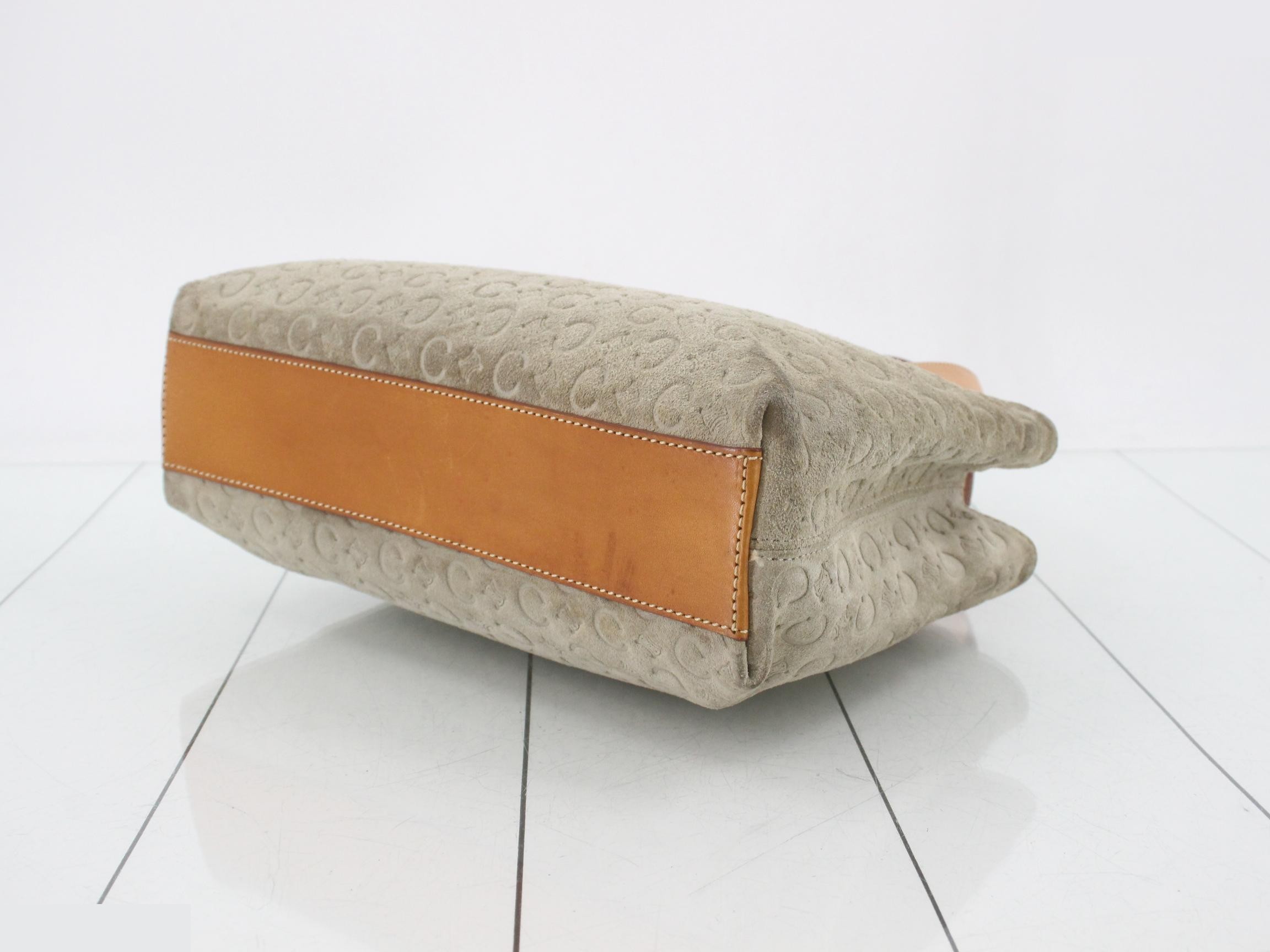 C Macadam Suede Bag/Handbag — view 6