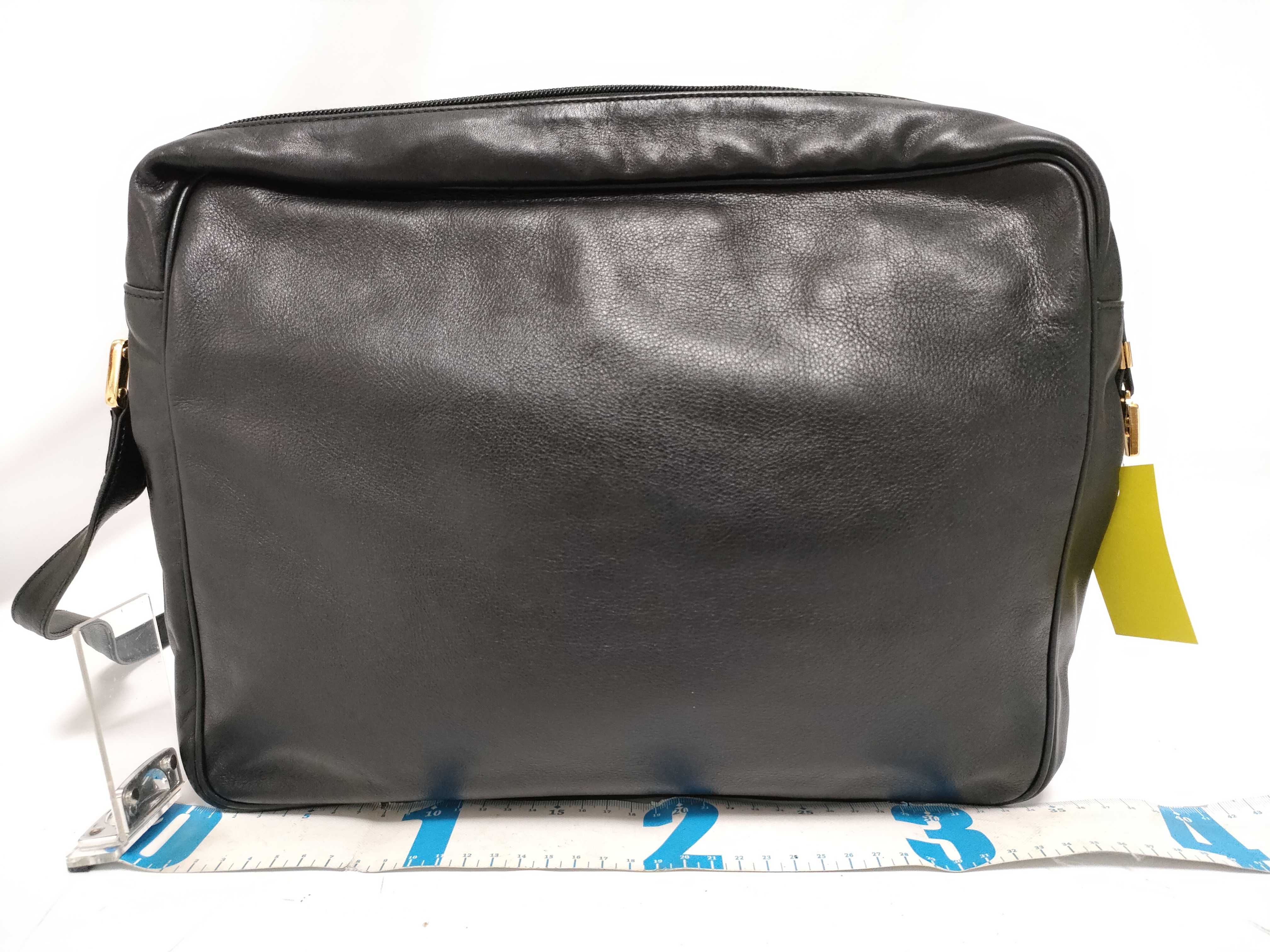 Vintage Anagram Leather Shoulder Bag — view 2