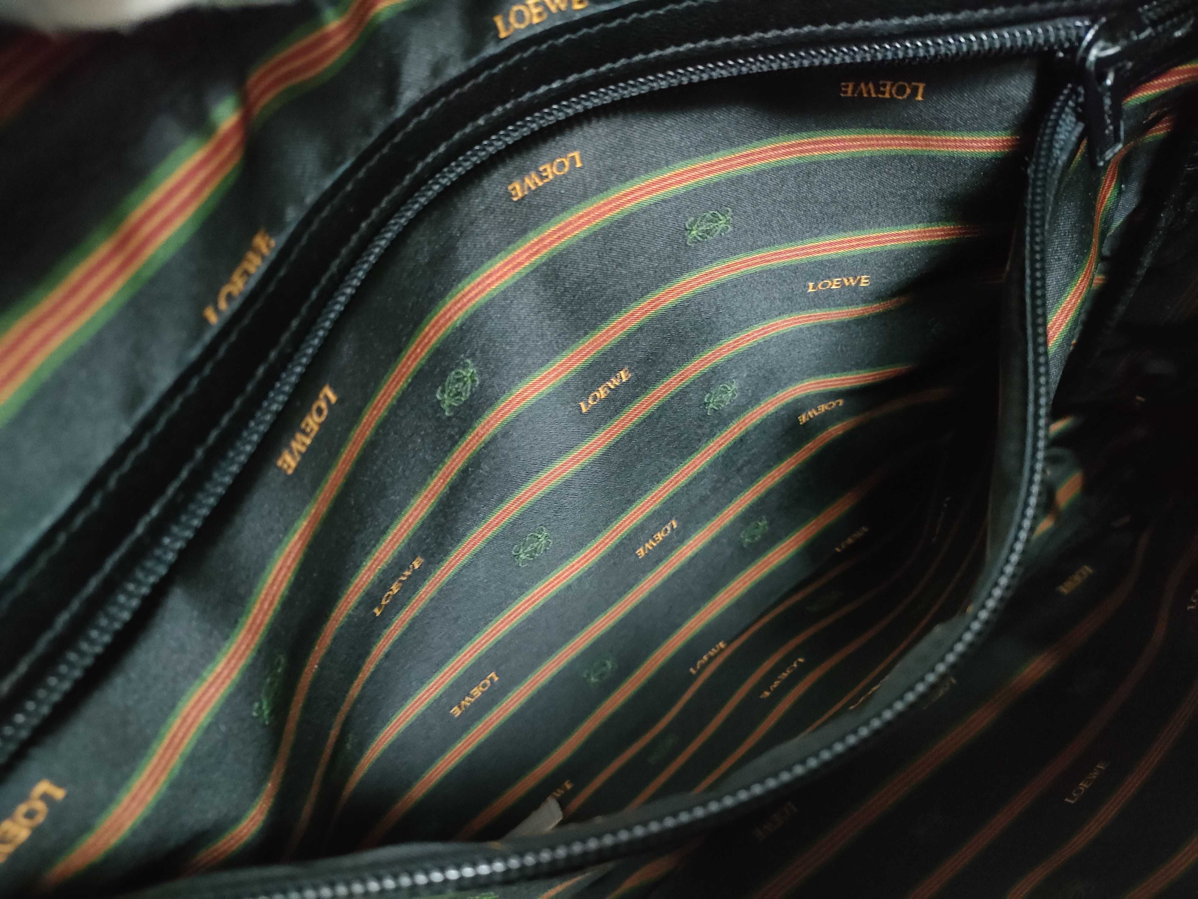 Vintage Anagram Leather Shoulder Bag — view 12