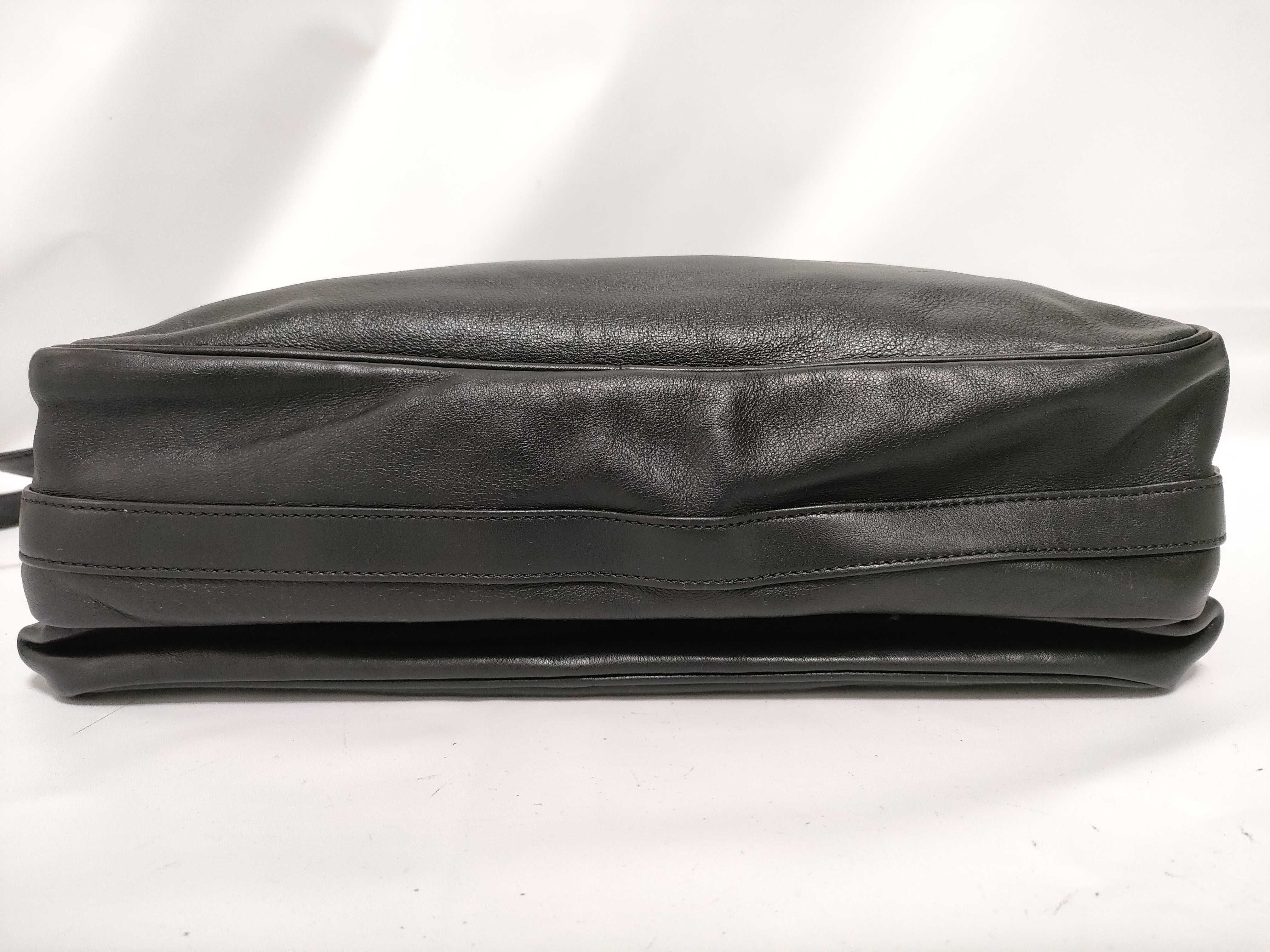 Vintage Anagram Leather Shoulder Bag — view 3