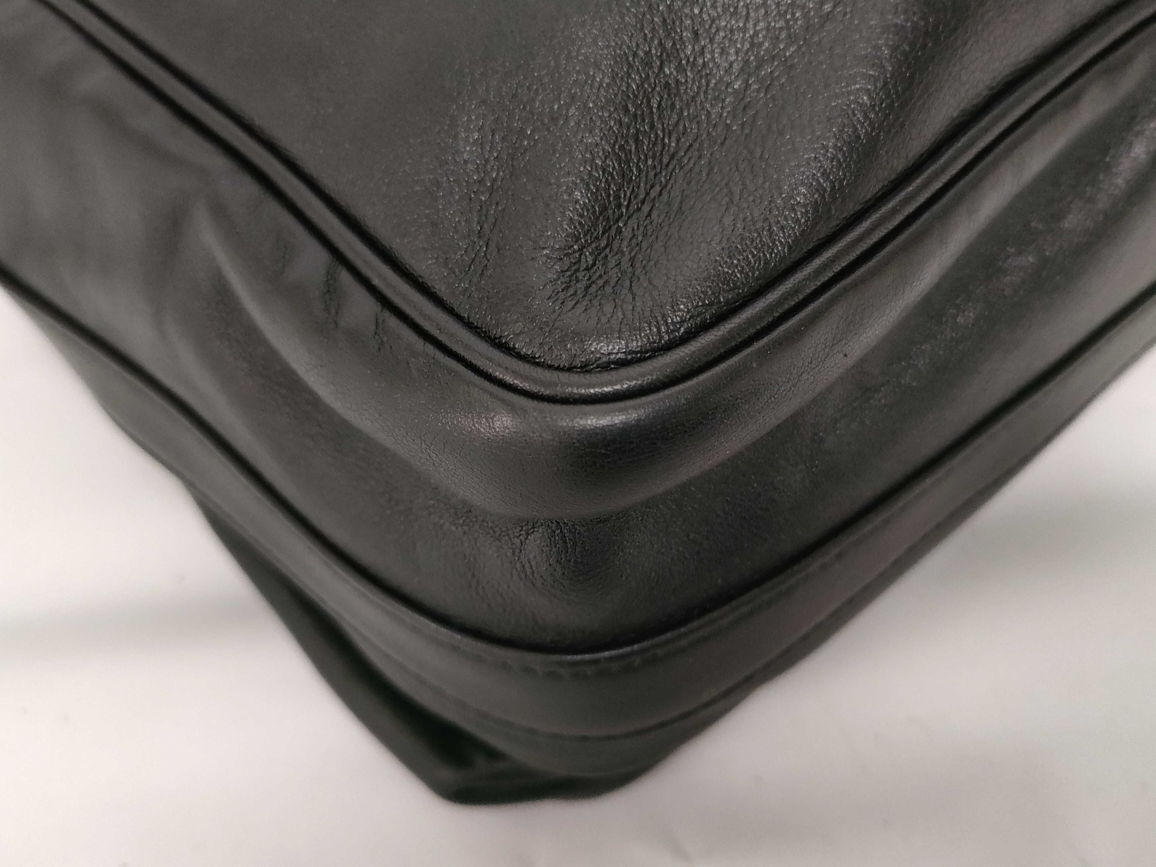 Vintage Anagram Leather Shoulder Bag — view 5