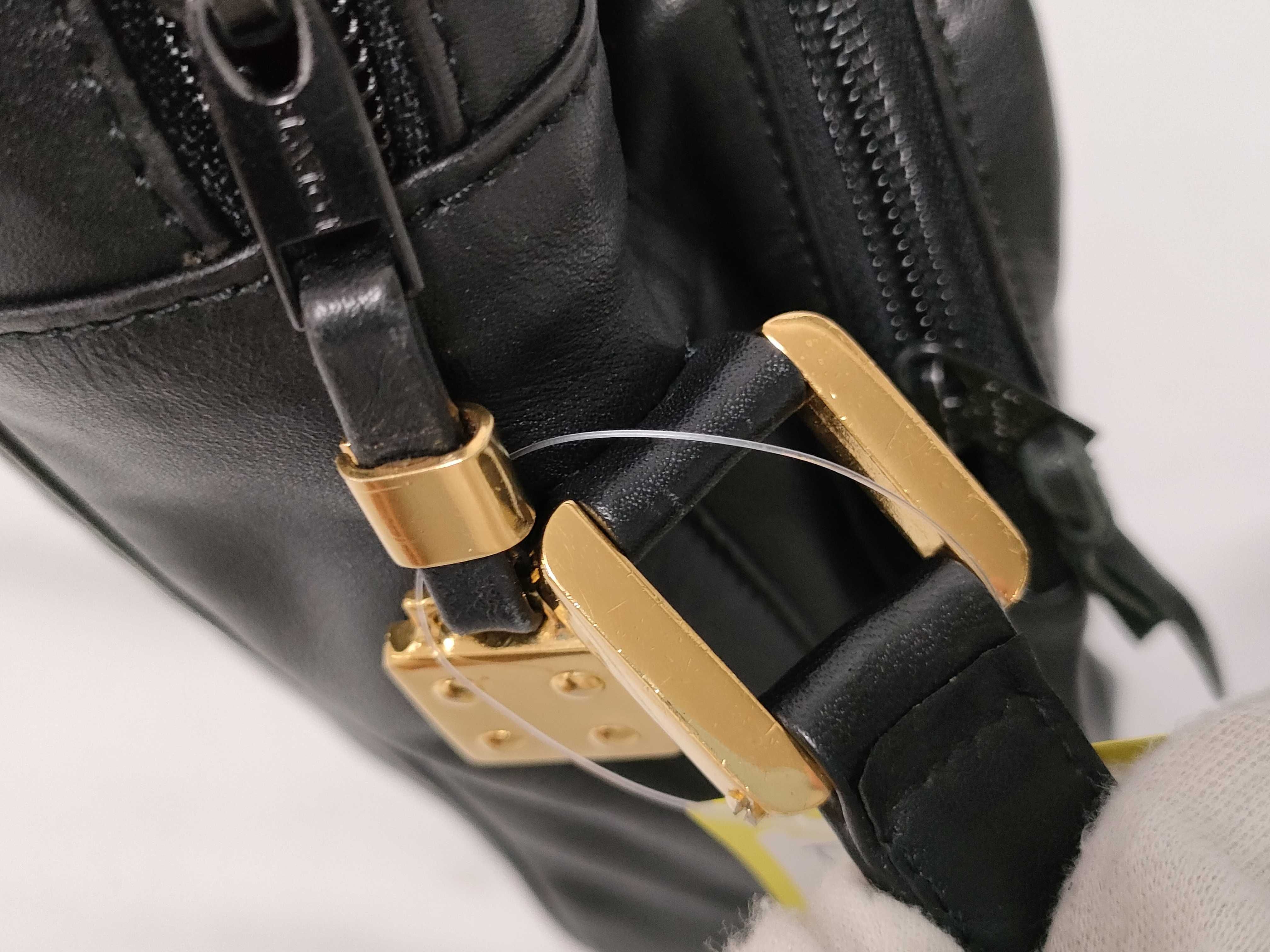 Vintage Anagram Leather Shoulder Bag — view 8