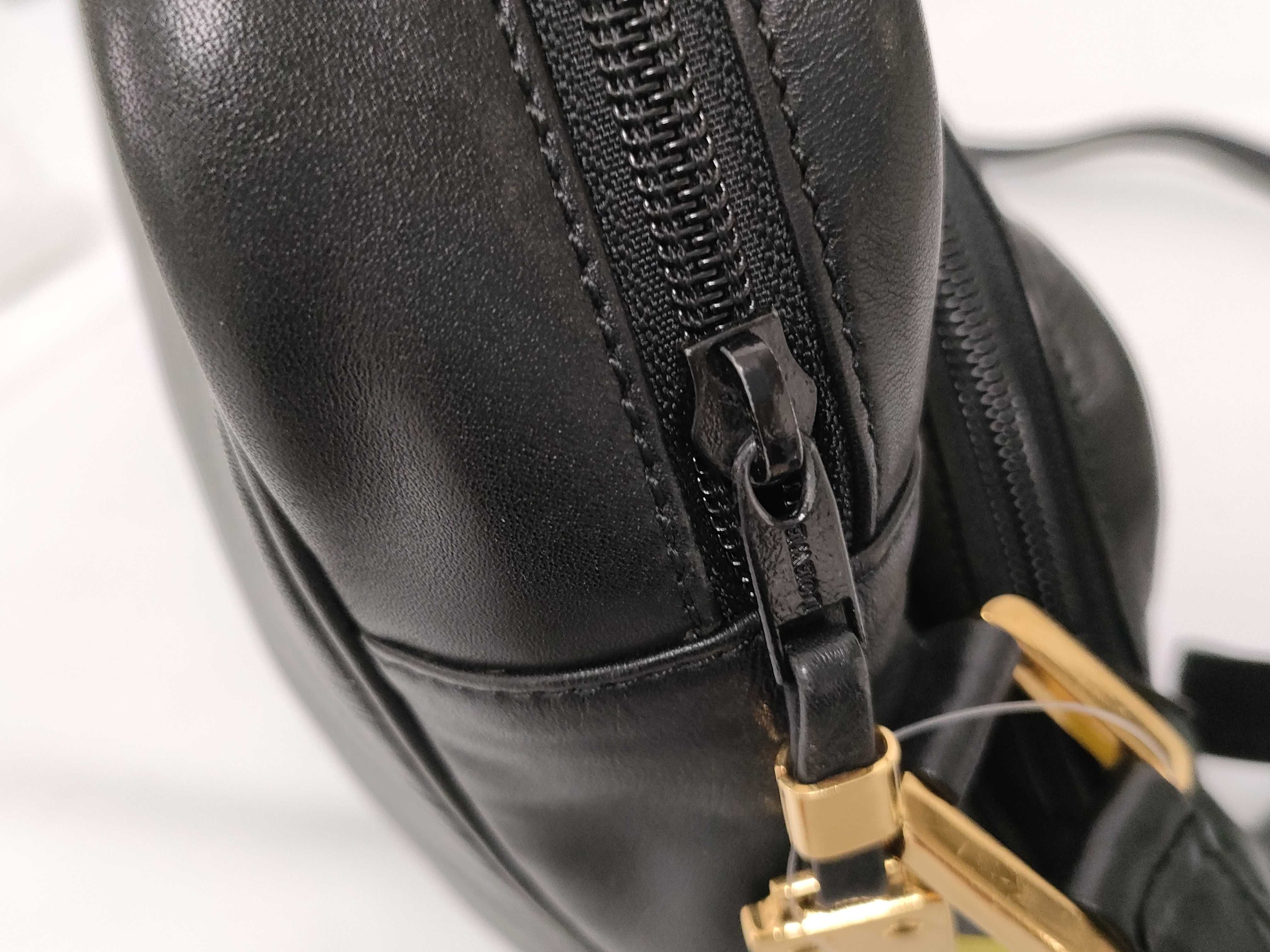 Vintage Anagram Leather Shoulder Bag — view 9