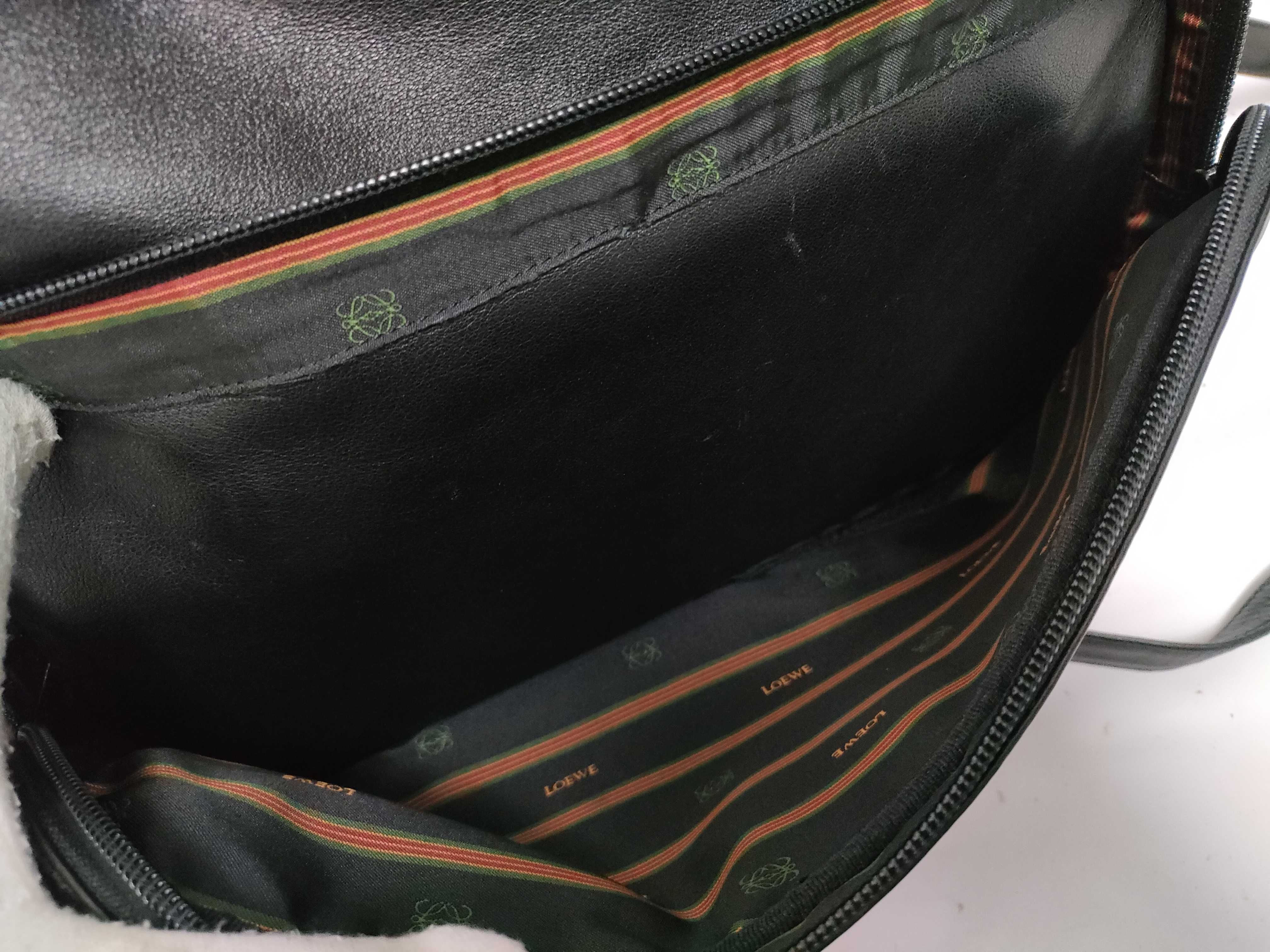 Vintage Anagram Leather Shoulder Bag — view 10