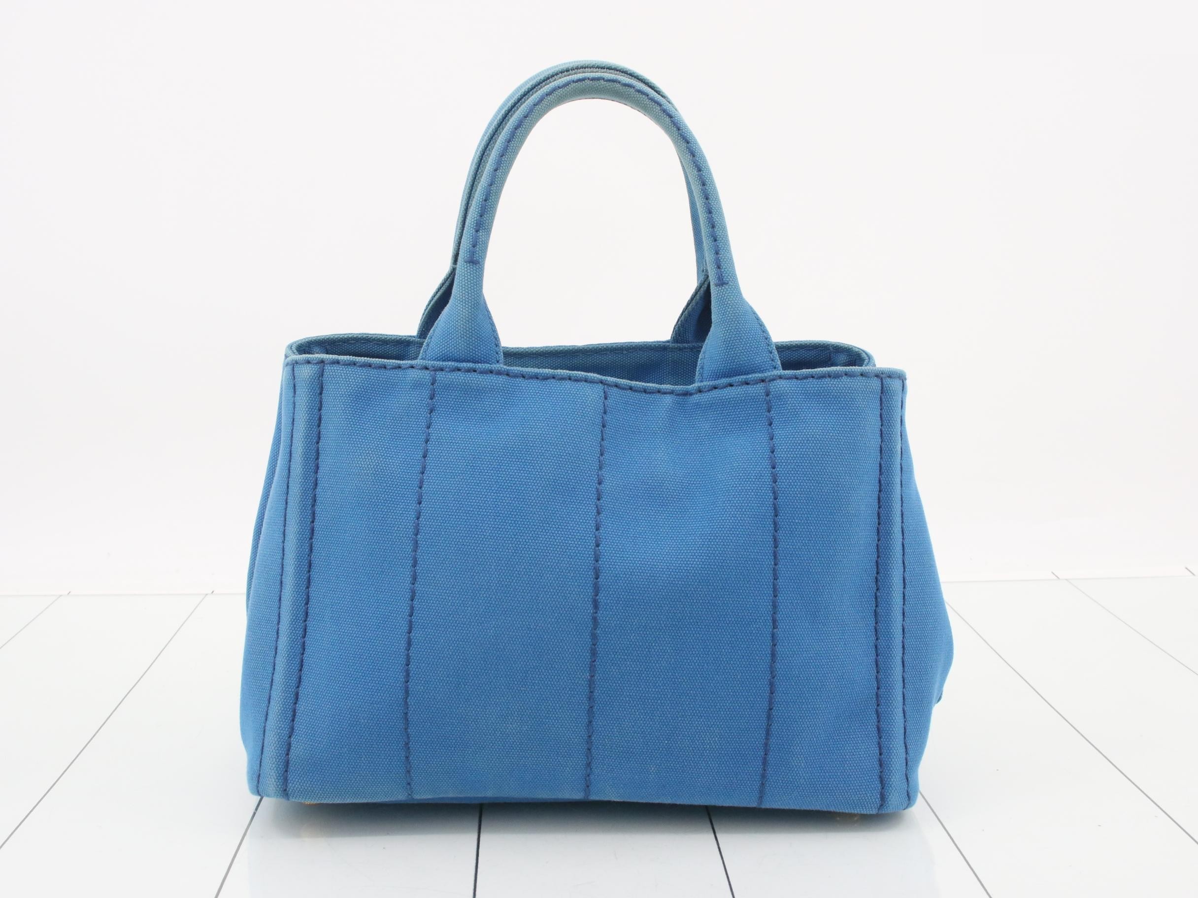 Canapa Tote Bag, Blue — view 2