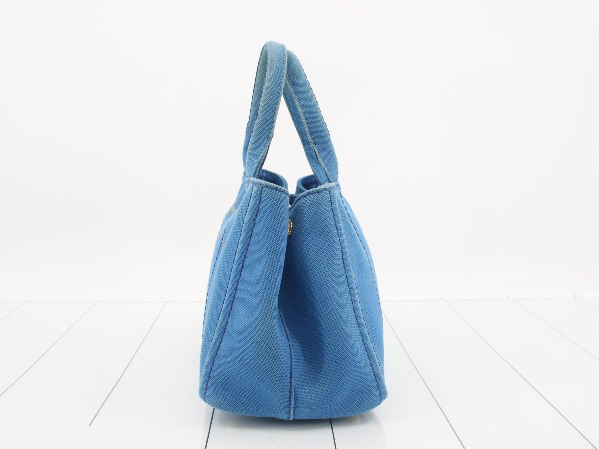 Canapa Tote Bag, Blue — view 3