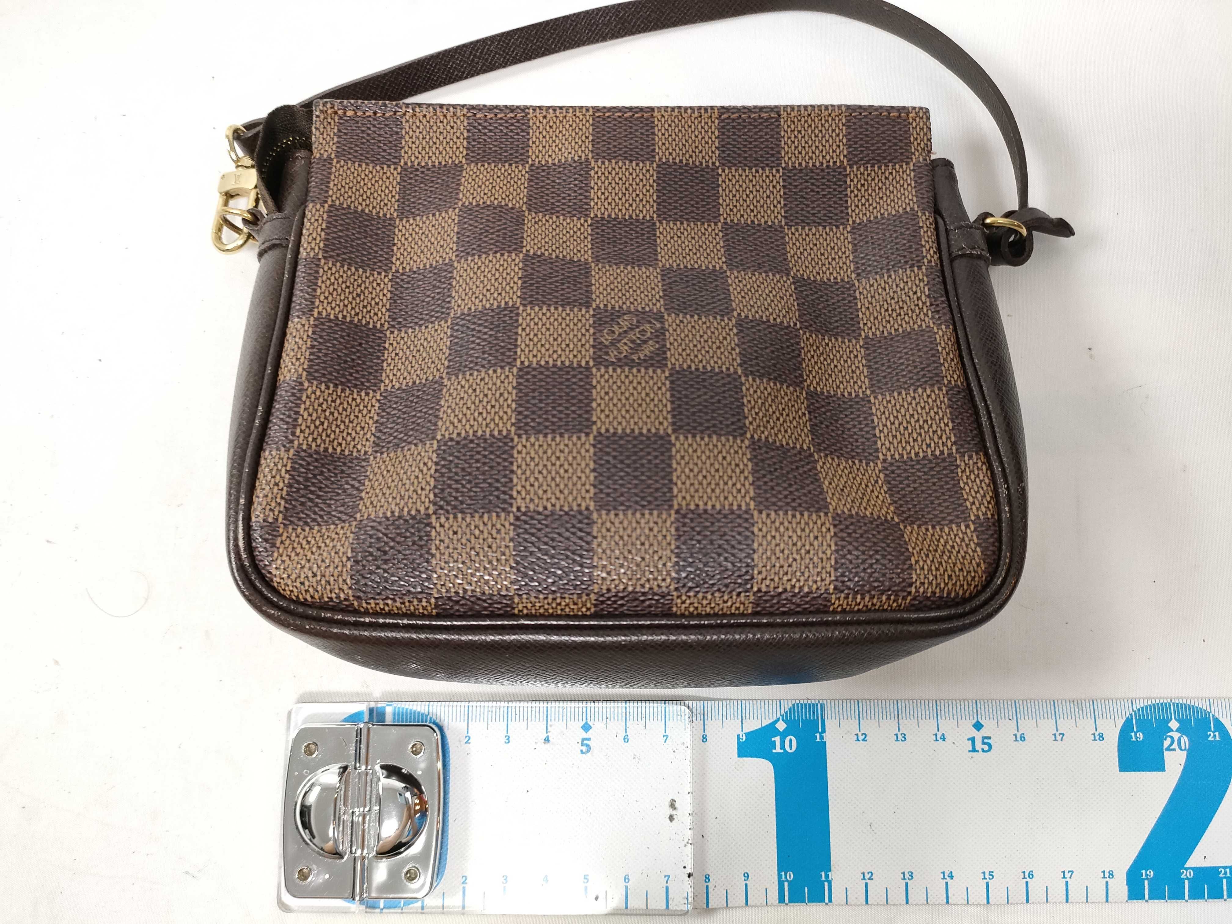 Monogram Louis Vuitton Tooth Makeup N51982 NO0948 Damier Leather Bag Pouch Handbag — view 2