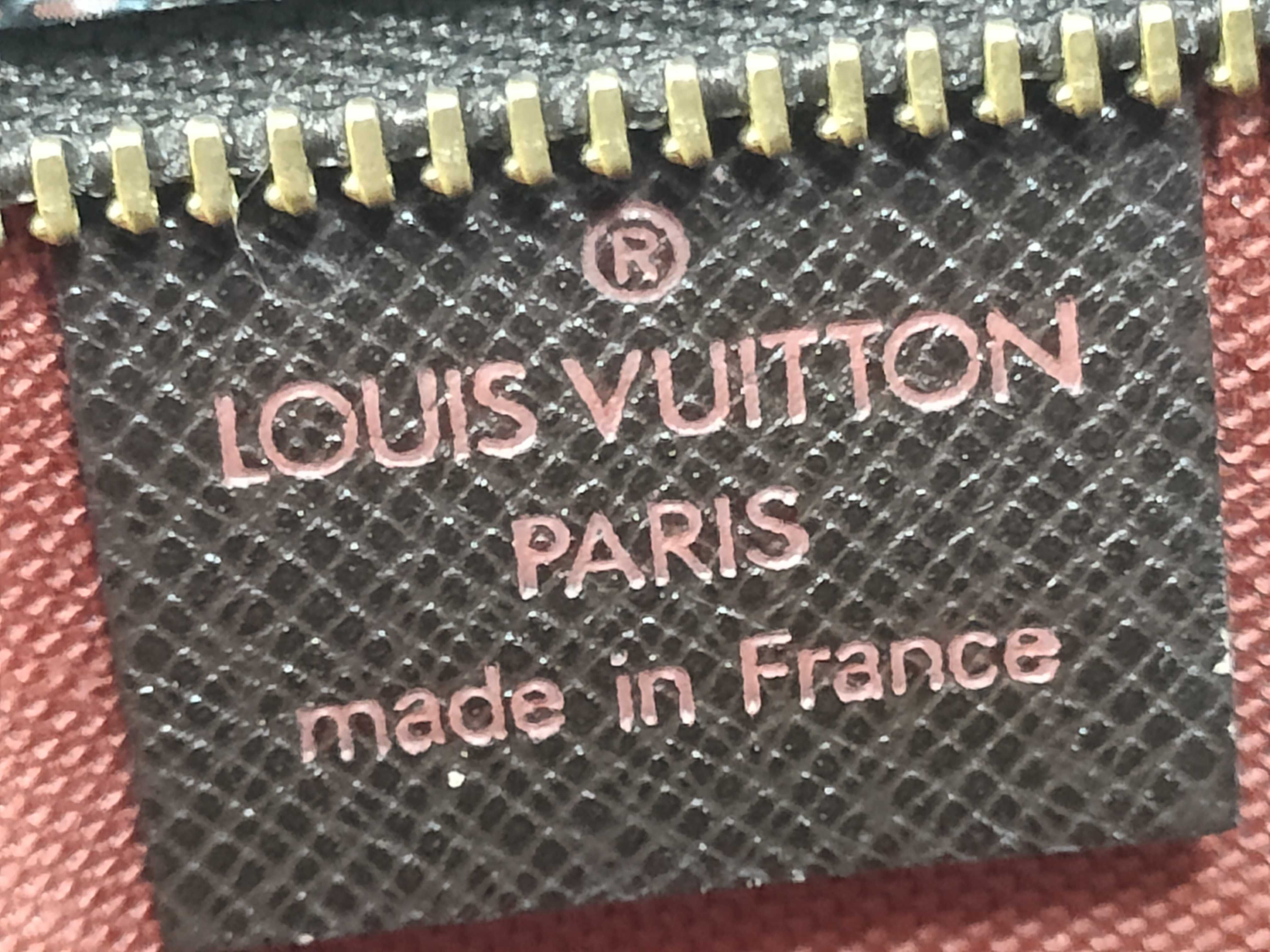 Monogram Louis Vuitton Tooth Makeup N51982 NO0948 Damier Leather Bag Pouch Handbag — view 14