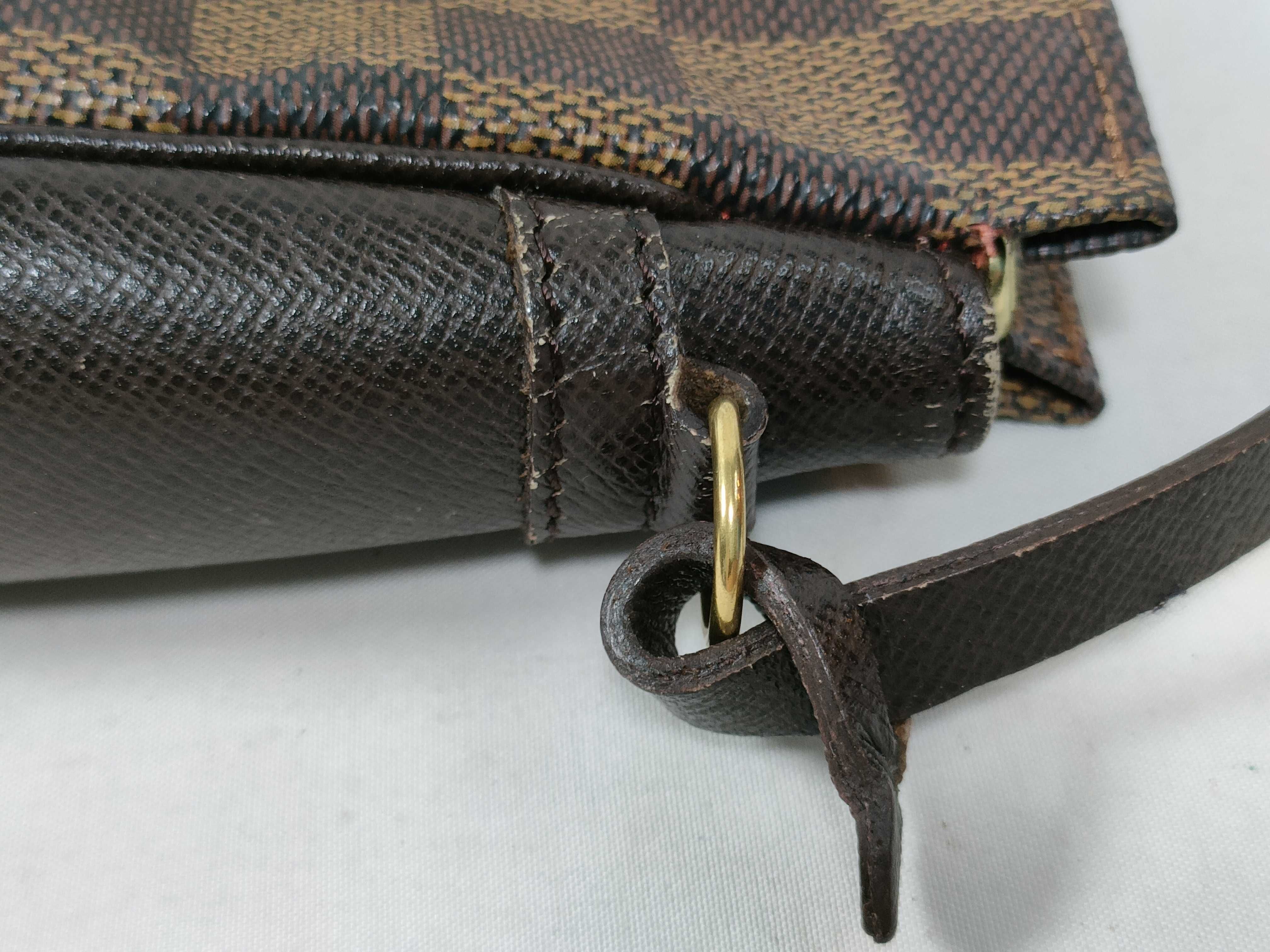 Monogram Louis Vuitton Tooth Makeup N51982 NO0948 Damier Leather Bag Pouch Handbag — view 5